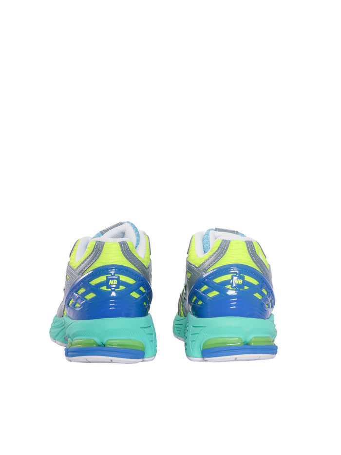 Scarpa Kids Lifestyle Alkaline Green - Blue Bird Synthetic Yellow Kid Sneaker