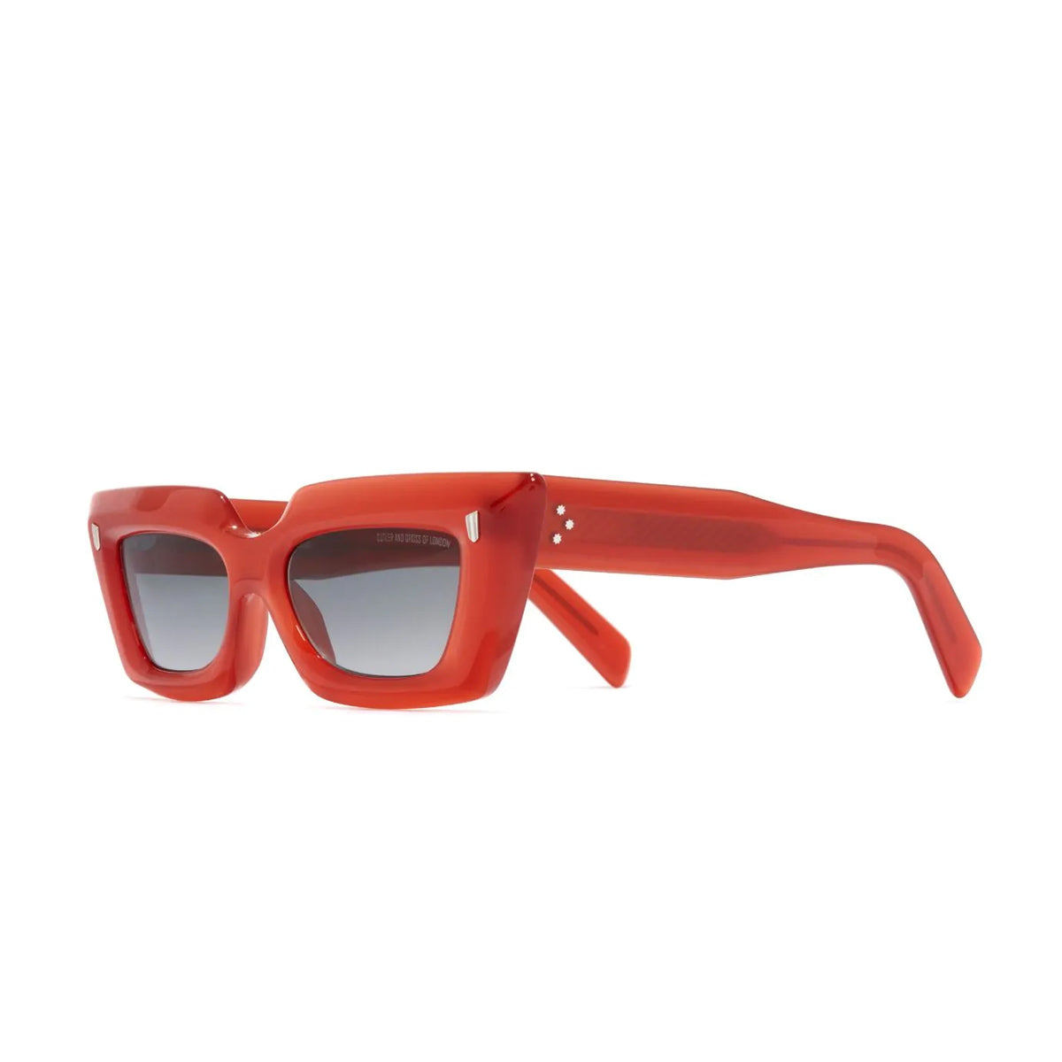 Cutler And Gross 1408 B1 Tomato Rosso Acetato Occhiali Sole