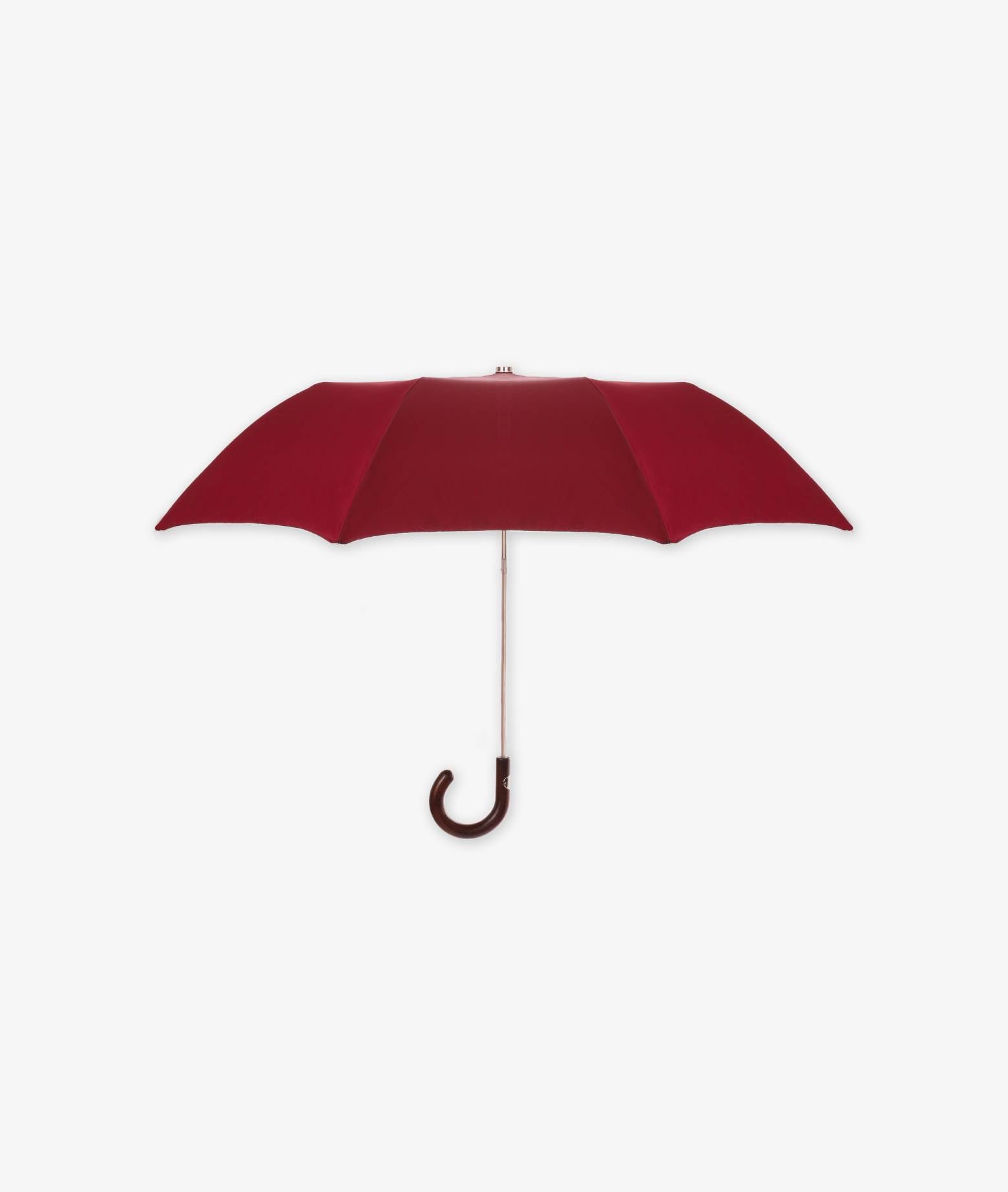 Folding Umbrella Darkred Maple Handle