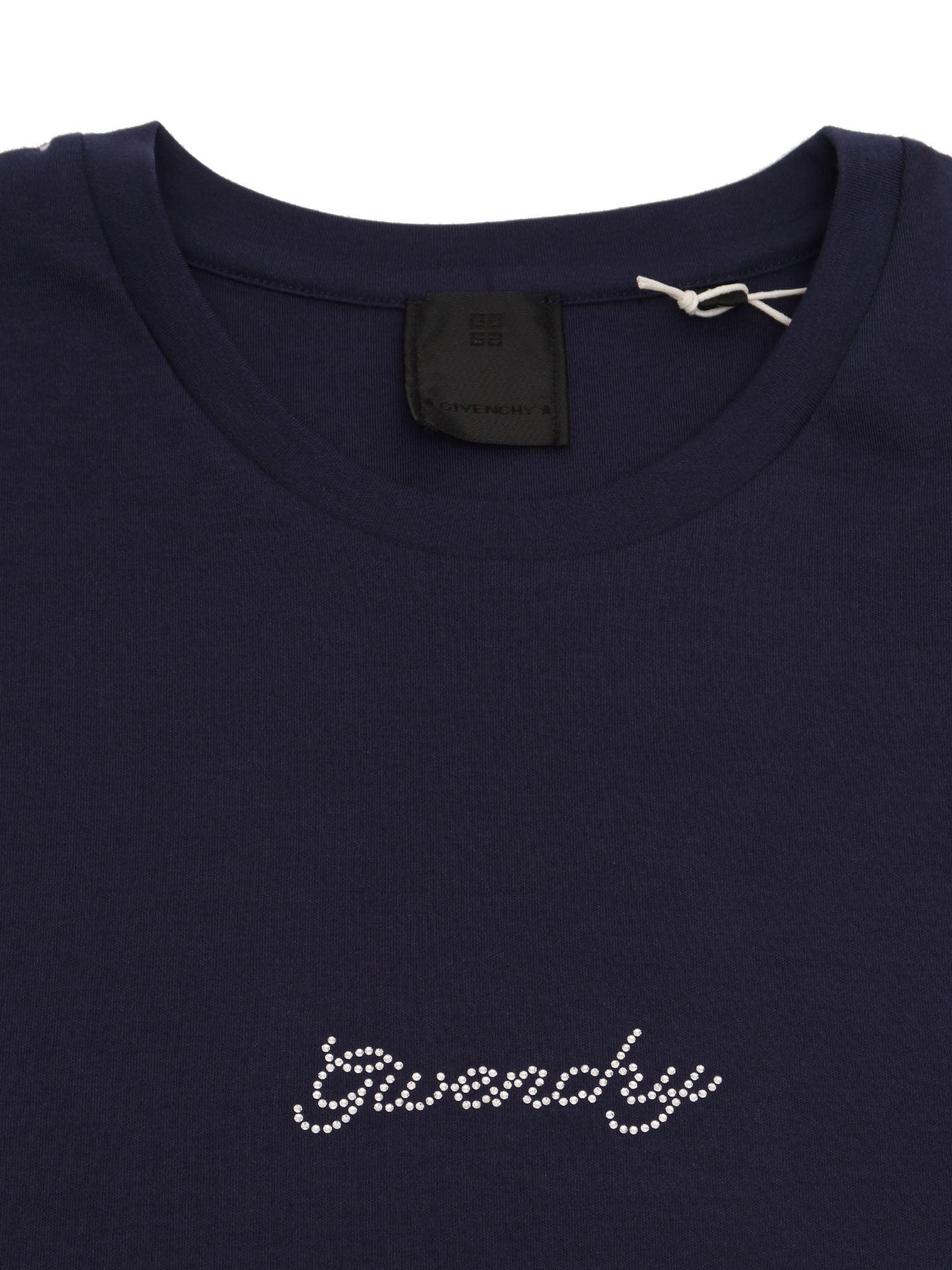 T-Shirt Blue Cotton Short Sleeves