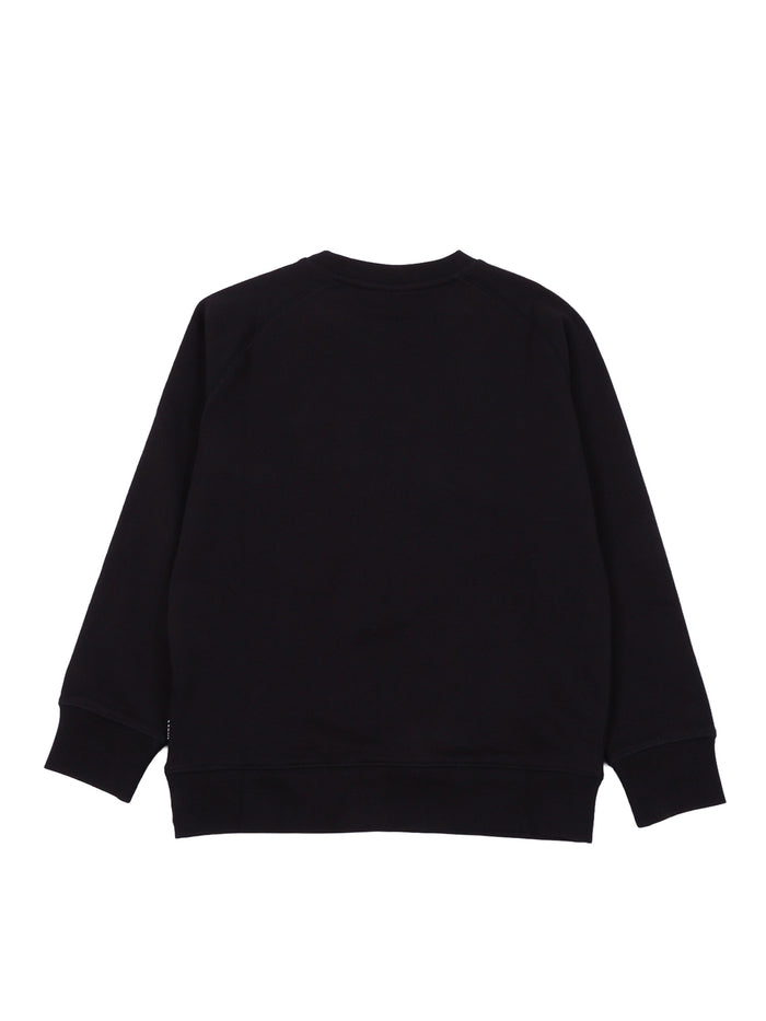 Mike Sweat shirt Black Cotton Organic Sweatshirt
