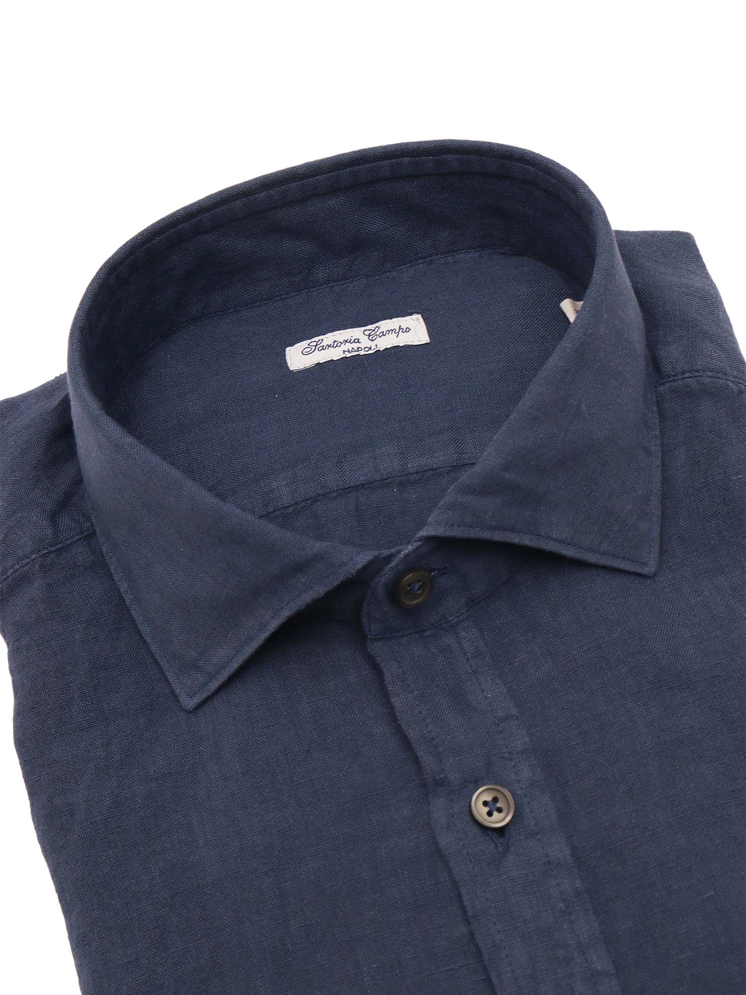 Mens Shirt Blue Cotton