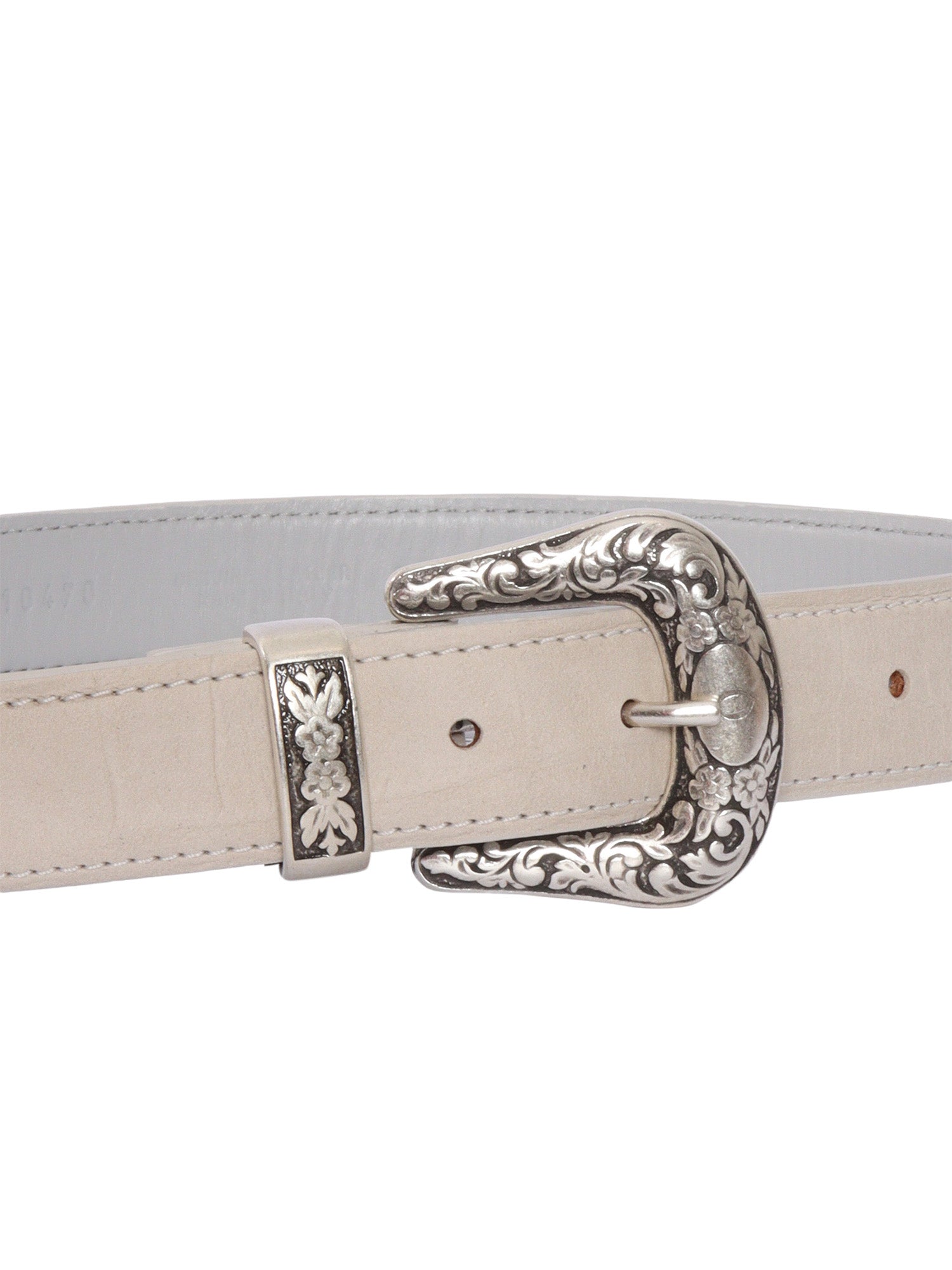 BELT White Calf Leather