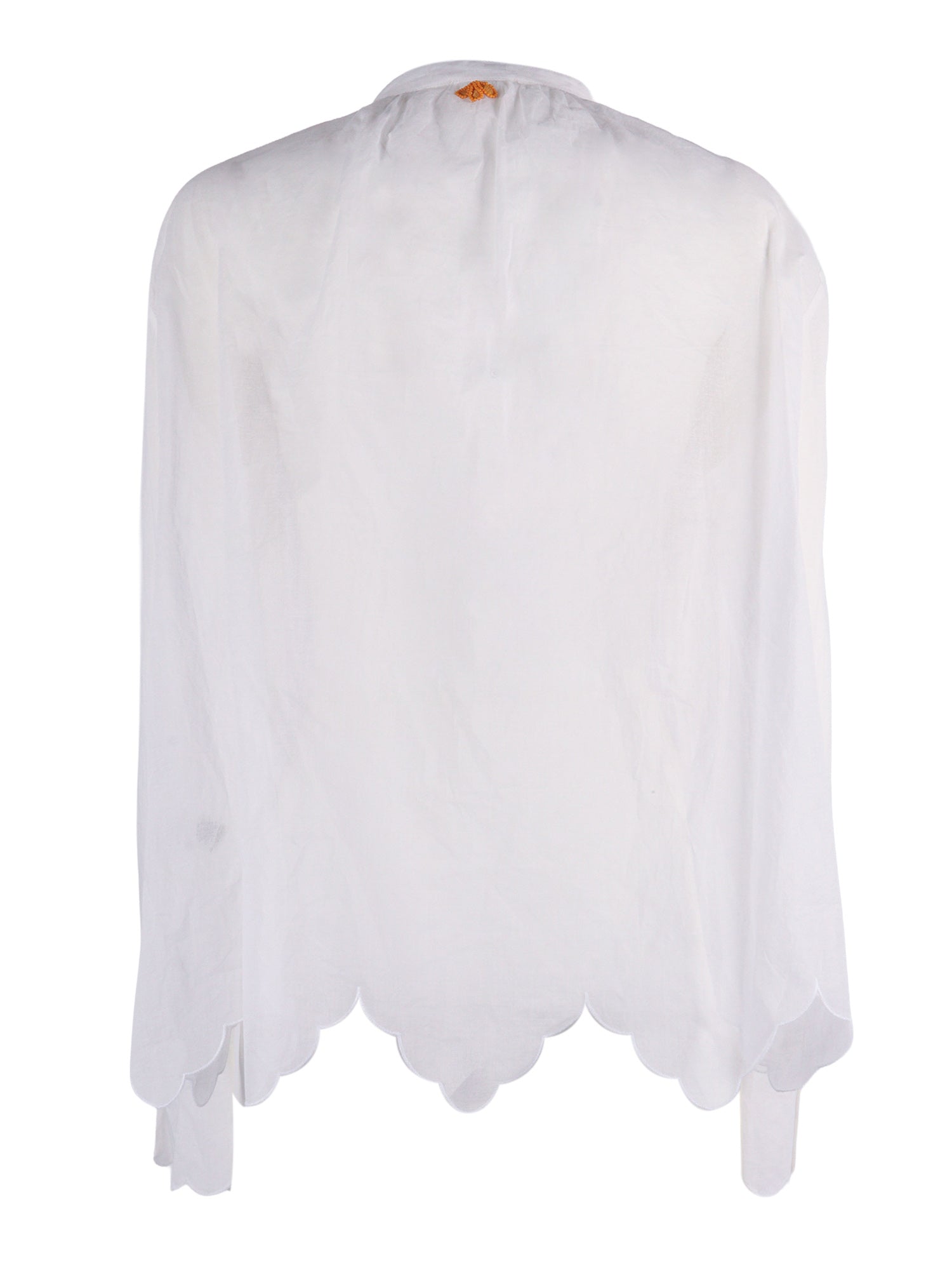 Bohemian Shirt With Broderie En R�ve Embroidery White
