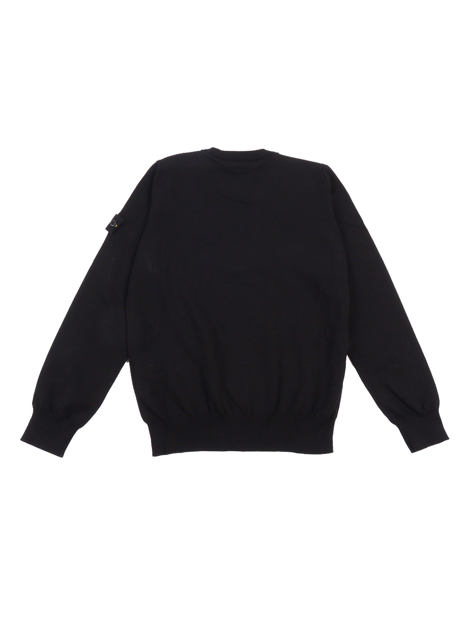 SWEATER Black Cotton Crewneck