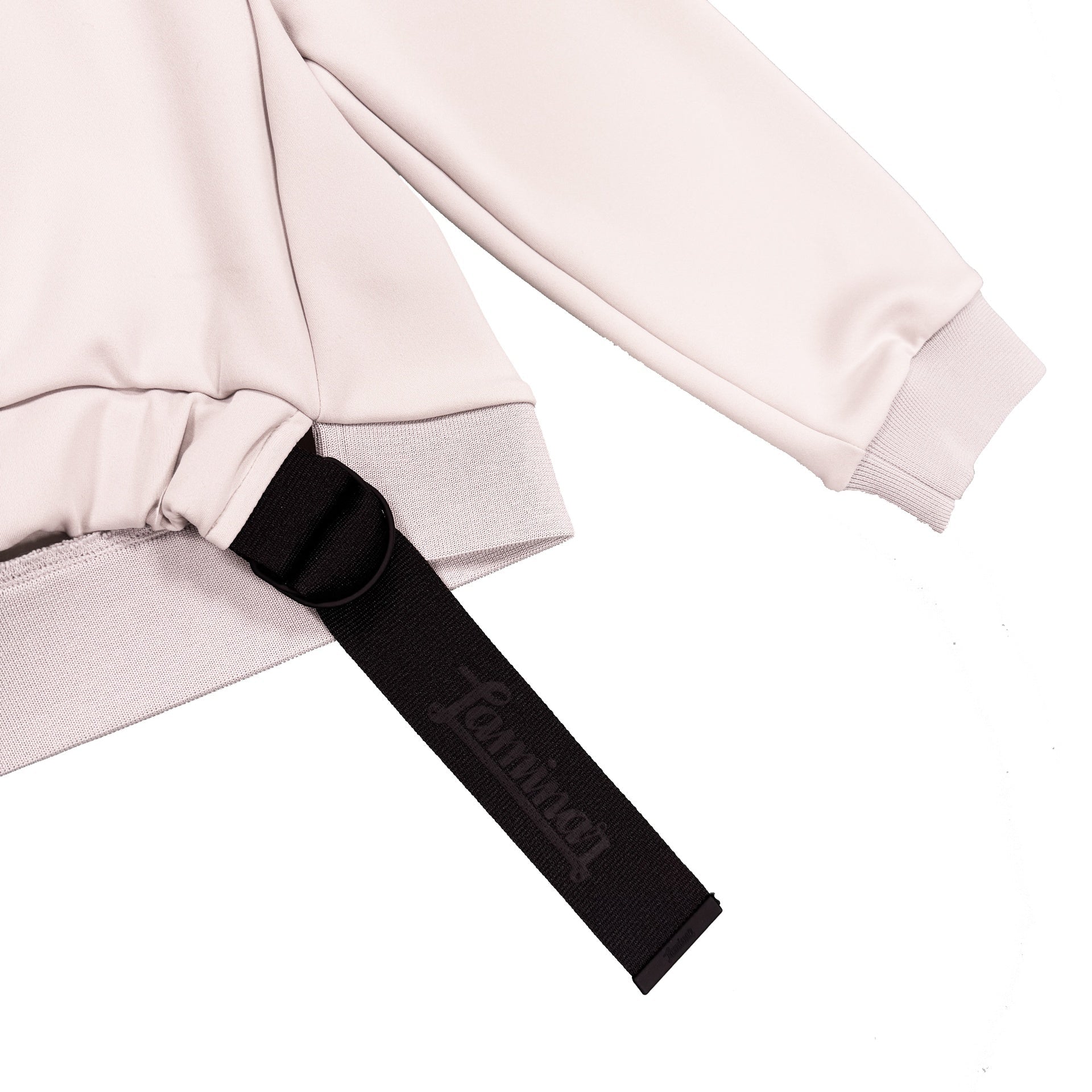 Herno Strap-Hem Sweatshirt Gray Elastane Polyester