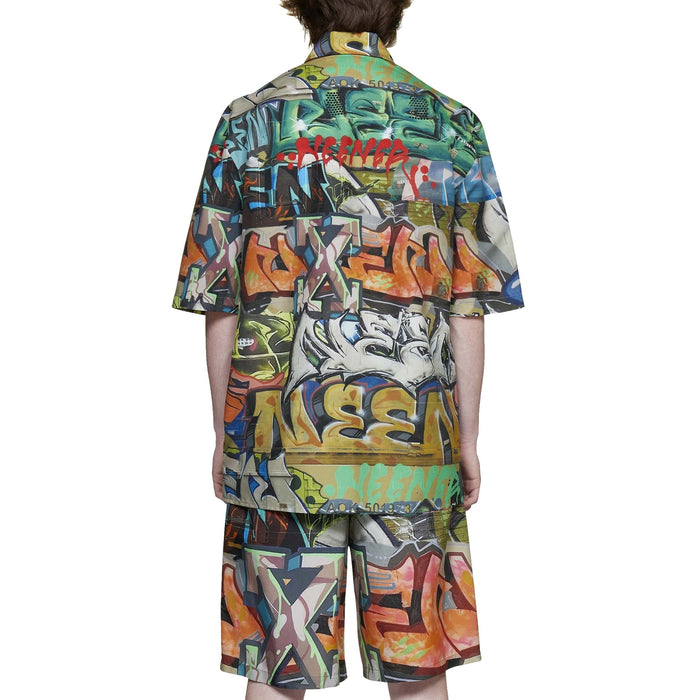 Off-White Neen Allover Shirt Black Polyamide