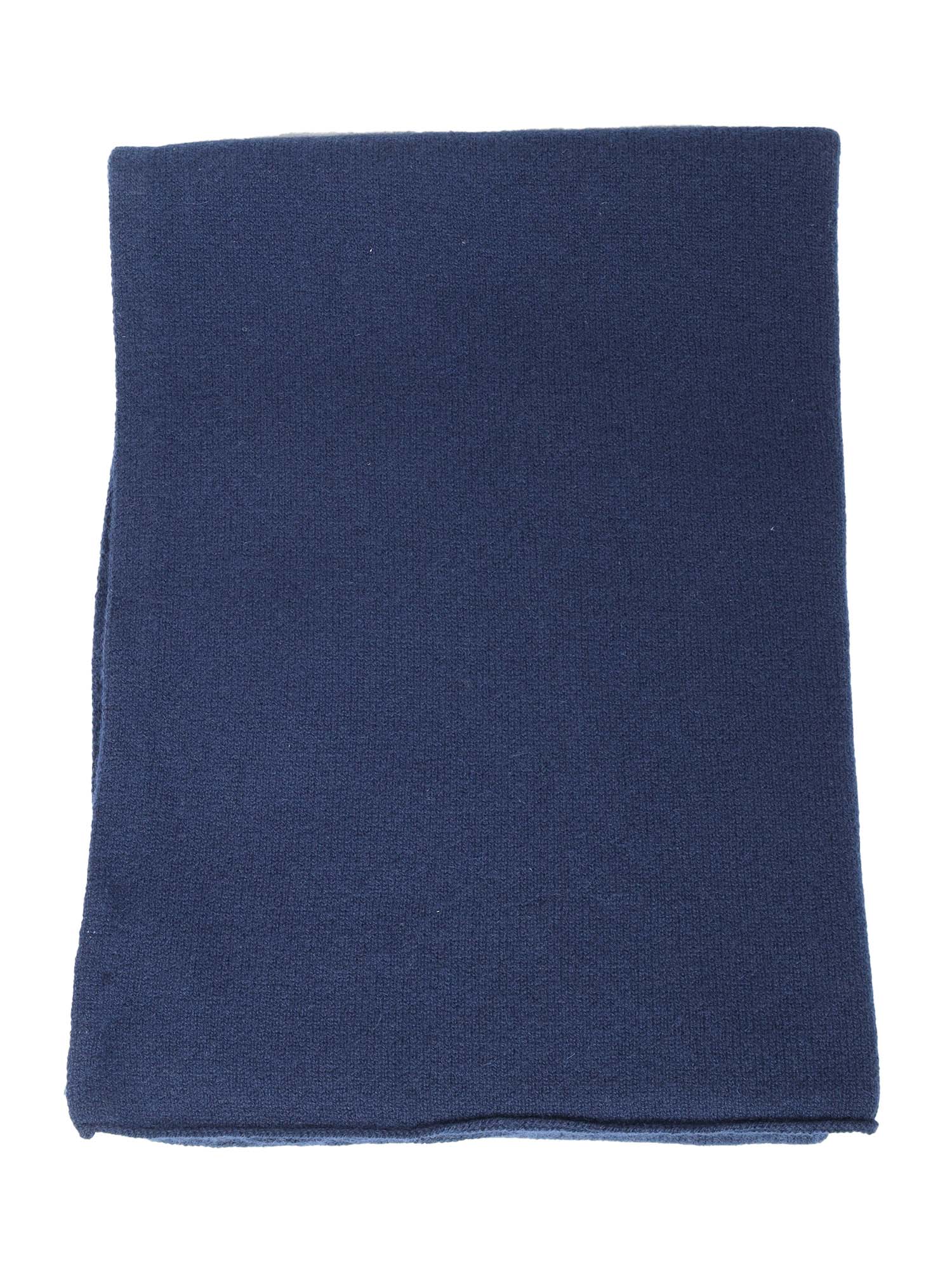 Pure Cashmere Stole Blue Cape