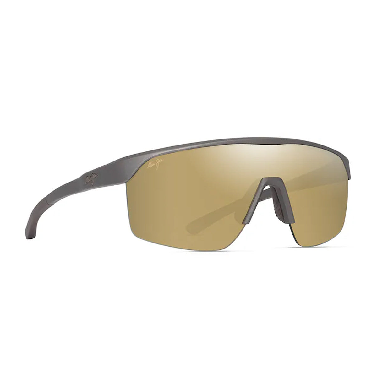 Maui Jim Paluna Marrone Chiaro -Metallizzato Opaco Grigio Bio-injected Occhiali Da Sole
