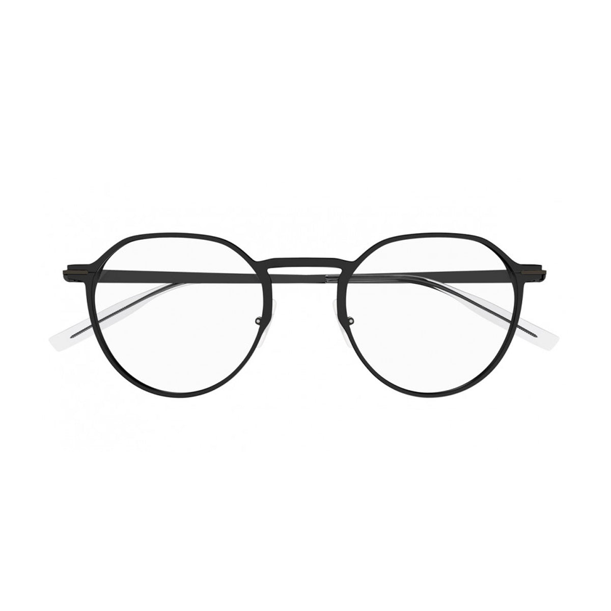MB0233O LINEA ESTABLISHED Nero Aluminum Occhiali Vista