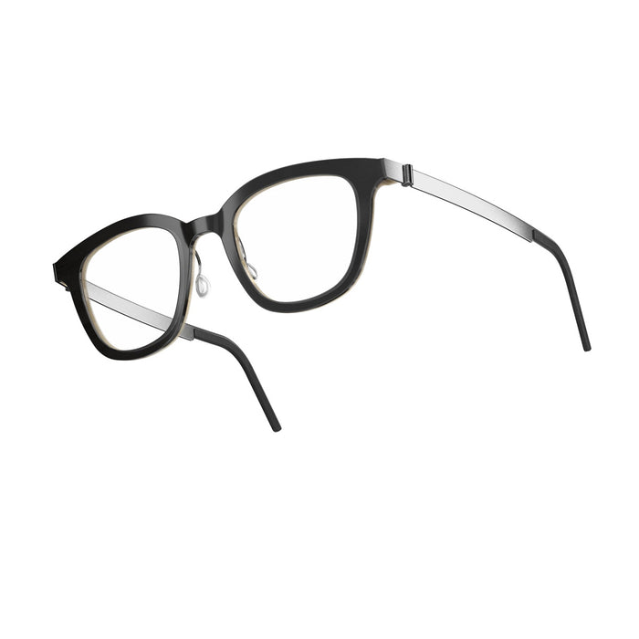 Lindberg Buffalo Horn 1862 H26 10 Nero Marrone Silver Horn/titanium Occhiali Da Vista
