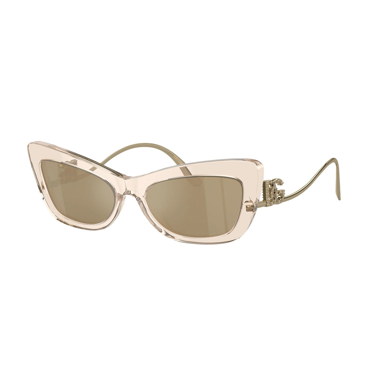 DG4467B Linea DG Crystal 31486X Trasparent Pink Rosa Acetate/metal Occhiali Sole