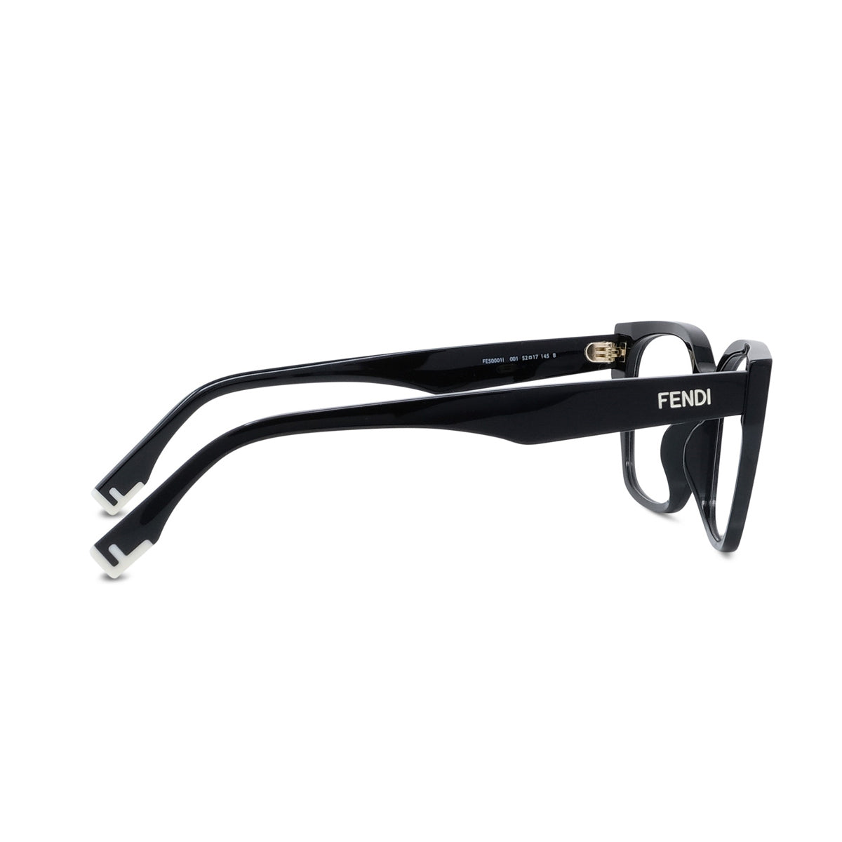 Fendi FE50001I Way 001 Black Nero Acetate Occhiali Da Vista