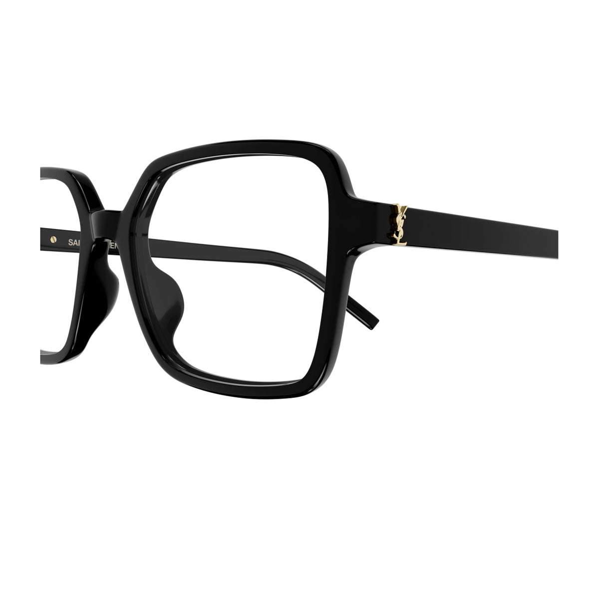 Saint Laurent SL M139 Linea Monogram 001 Black Nero Acetate Occhiali Da Vista