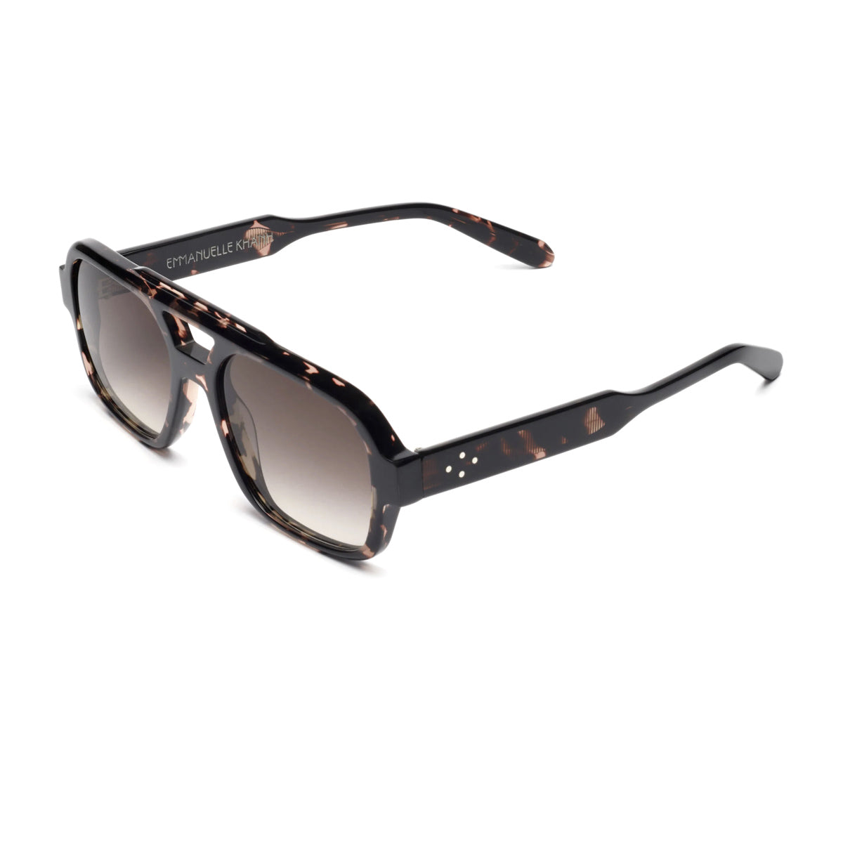 Emmanuel Kahn Hero 430 Bio Rose- Havana Marrone Rosa Acetate Occhiali Da Sole