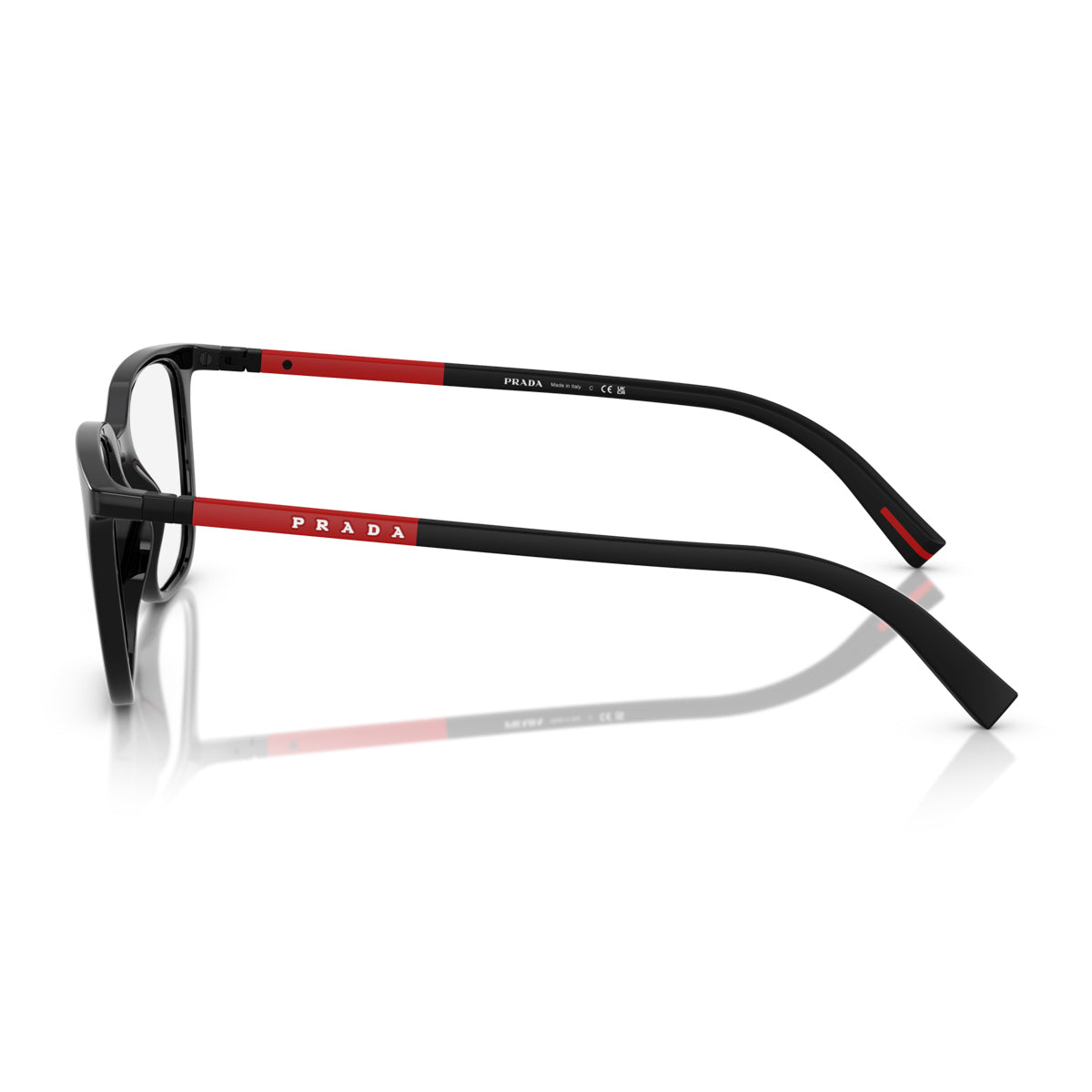 Prada Linea Rossa PS 04RV 1AB1O1 Nero Nylon Occhiali Da Vista