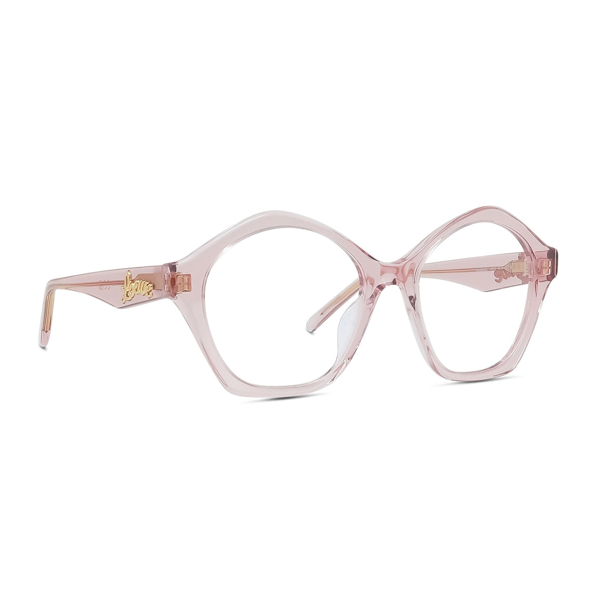 Loewe LW50053I Curvy 072 Transparent Pink Rosa Acetate Occhiali Da Vista
