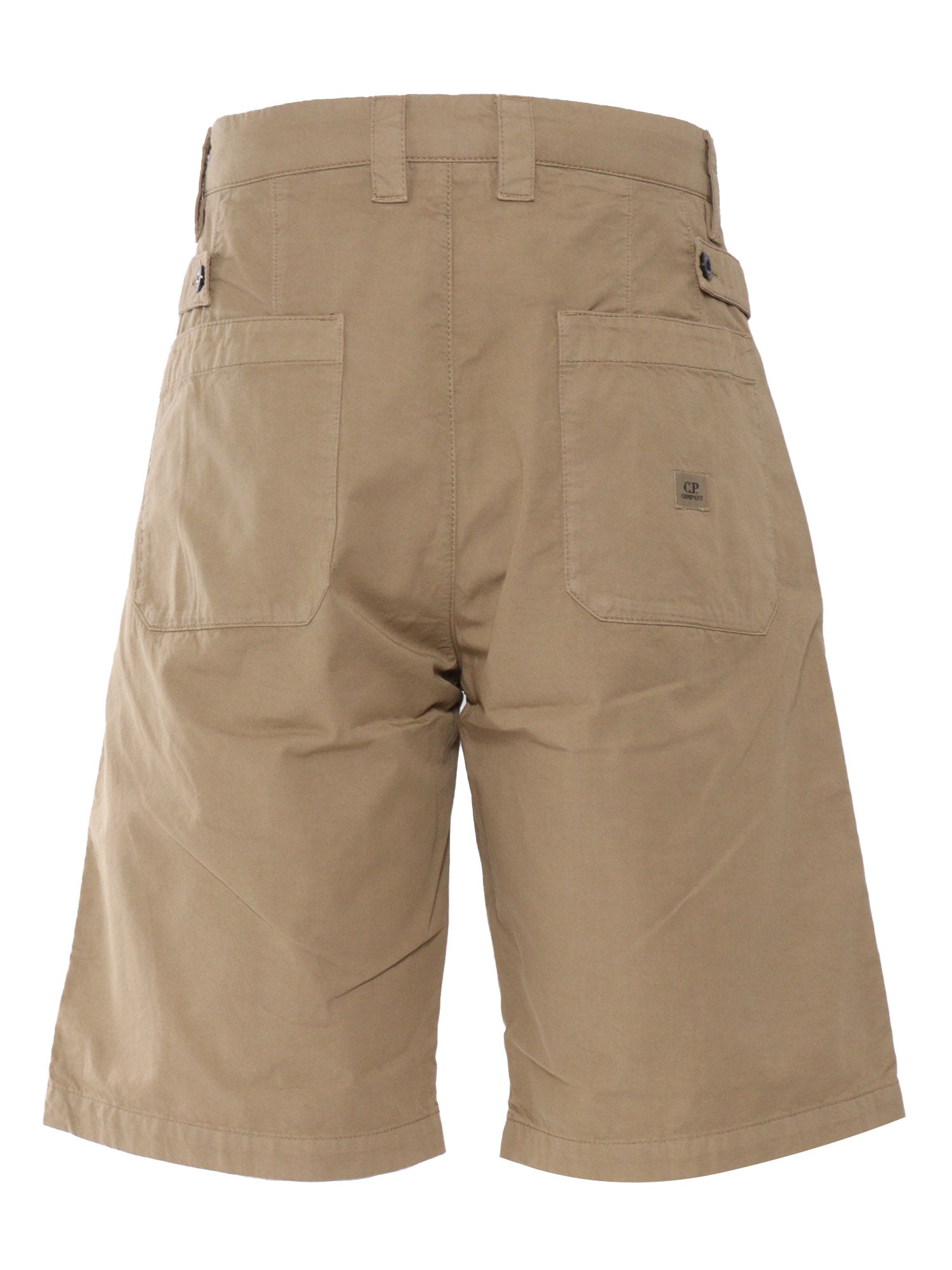 BERMUDA - Beige Cotton Short