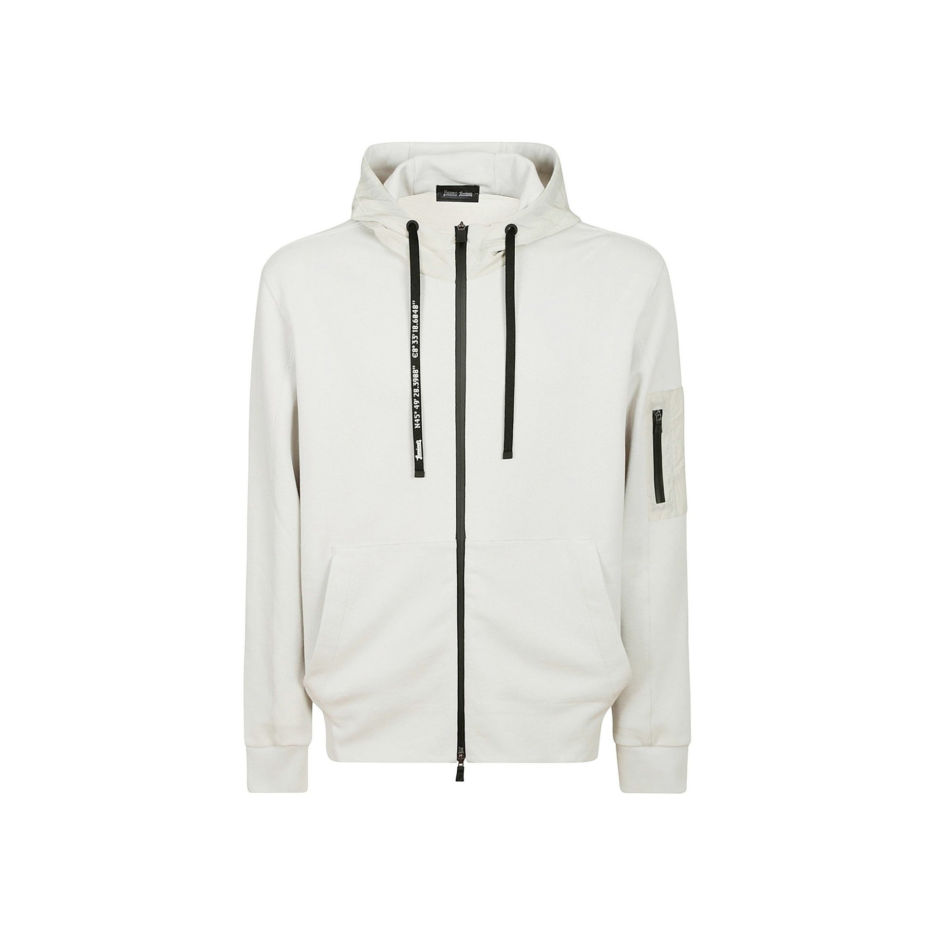 Herno Hooded Sweatshirt Gray Cotton