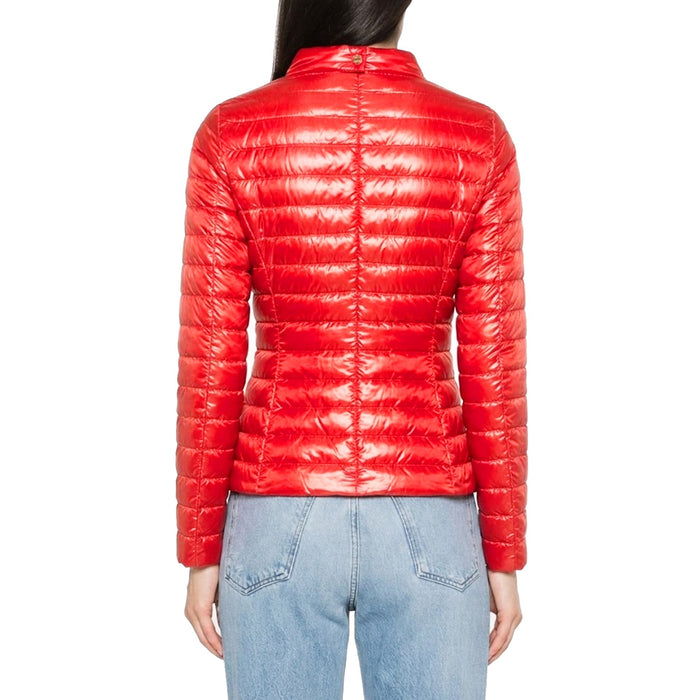 Herno Elena Down Jacket Red Polyamide