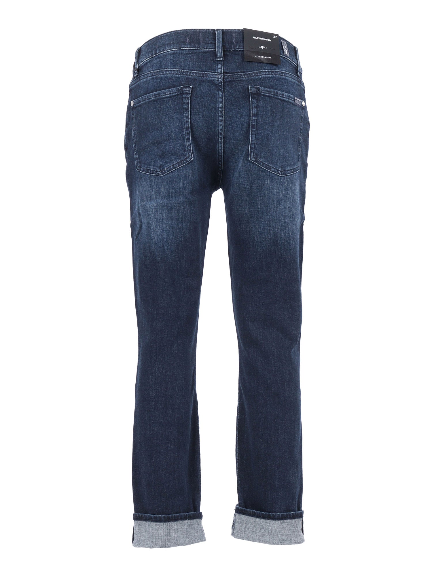 RELAXED SKINNY Baltimora Blue Cotton Elastane Jean