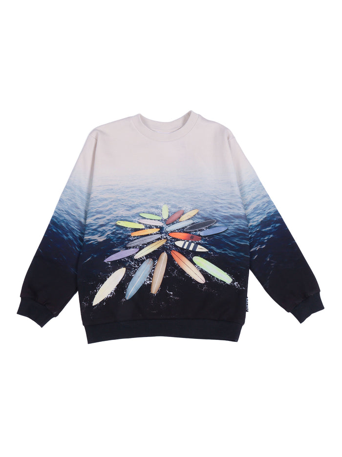 Miksi Sweat Shirt Grey Cotton Organic Sweatshirt