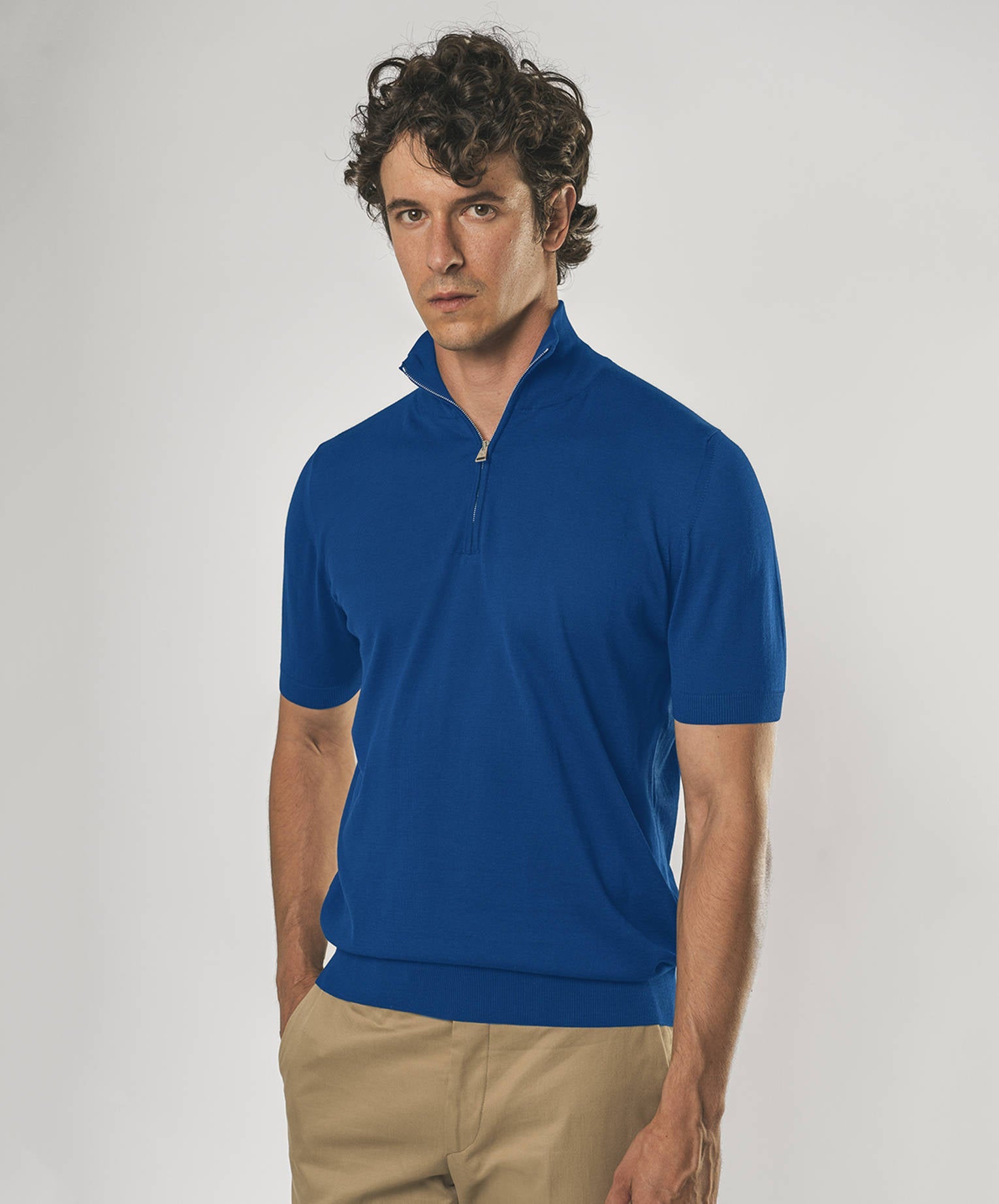 Sea Island T-Shirt Cozumel Blue Light Knitwear
