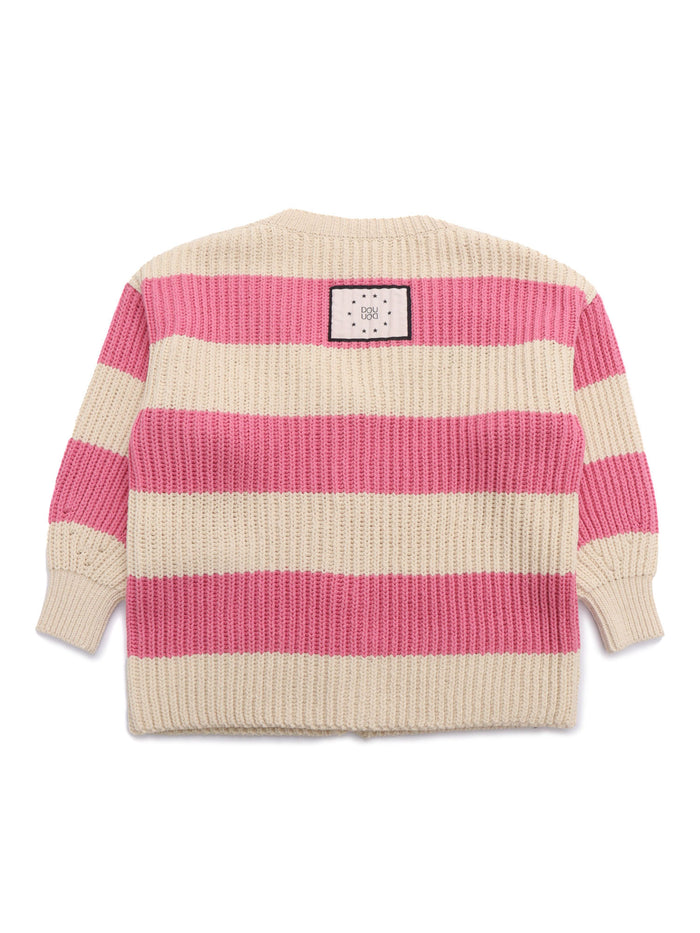 KNIT CARDIGAN White Cotton