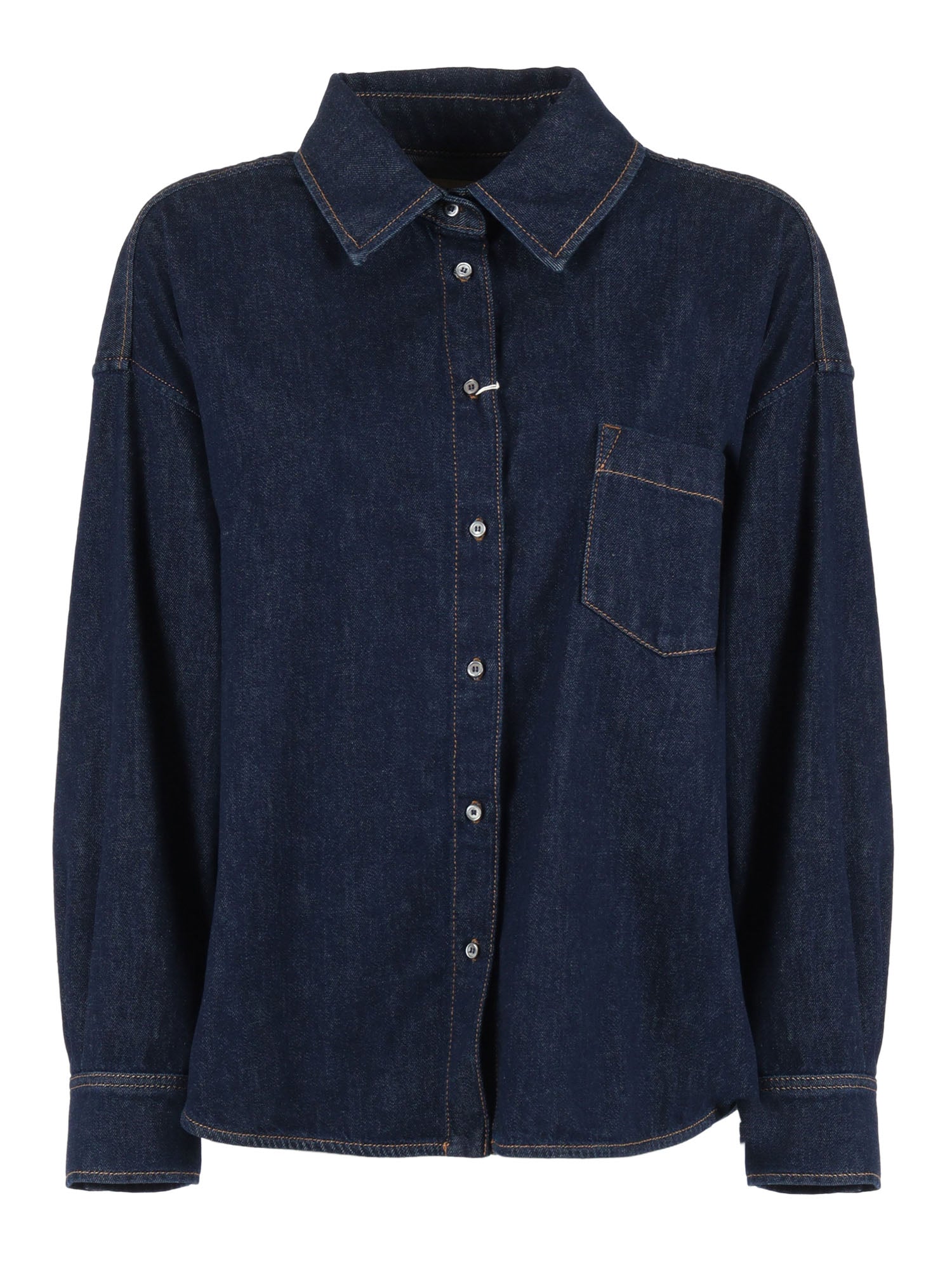 SHIRT Blue Cotton