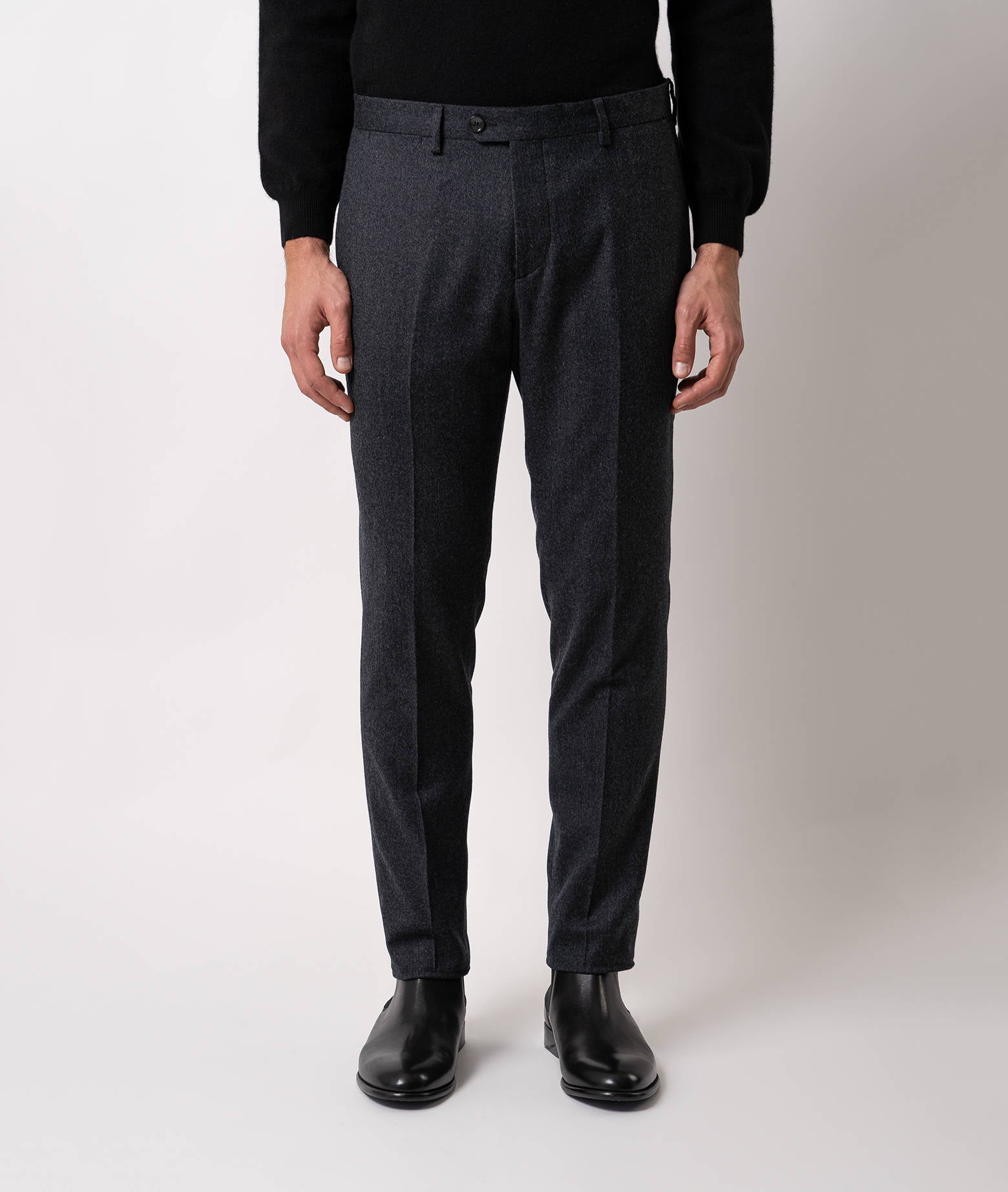 Wool Trousers St.moritz Dimgray Sportswear