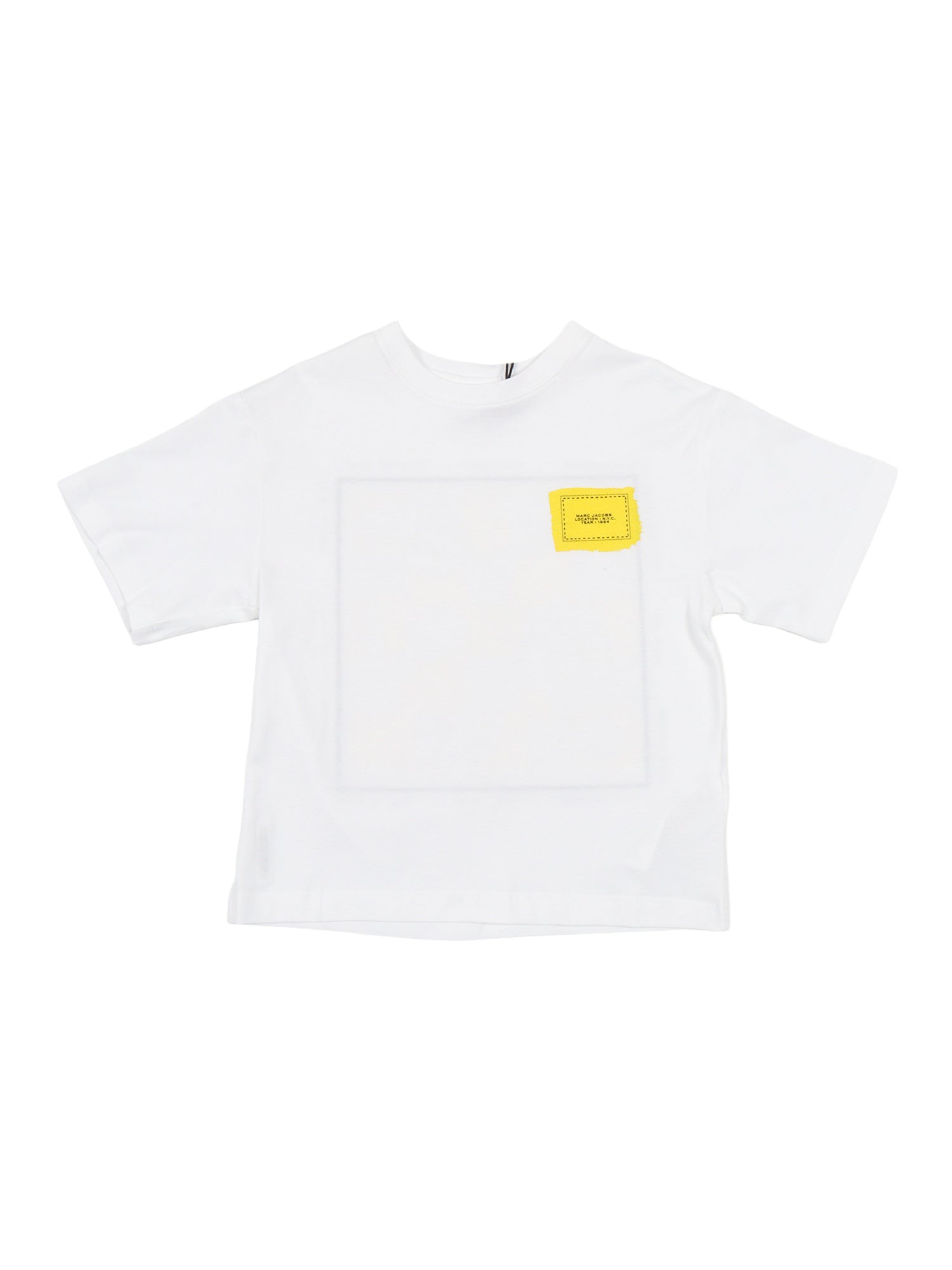 T-SHIRT White Cotton Fabric 2 Short Sleeves