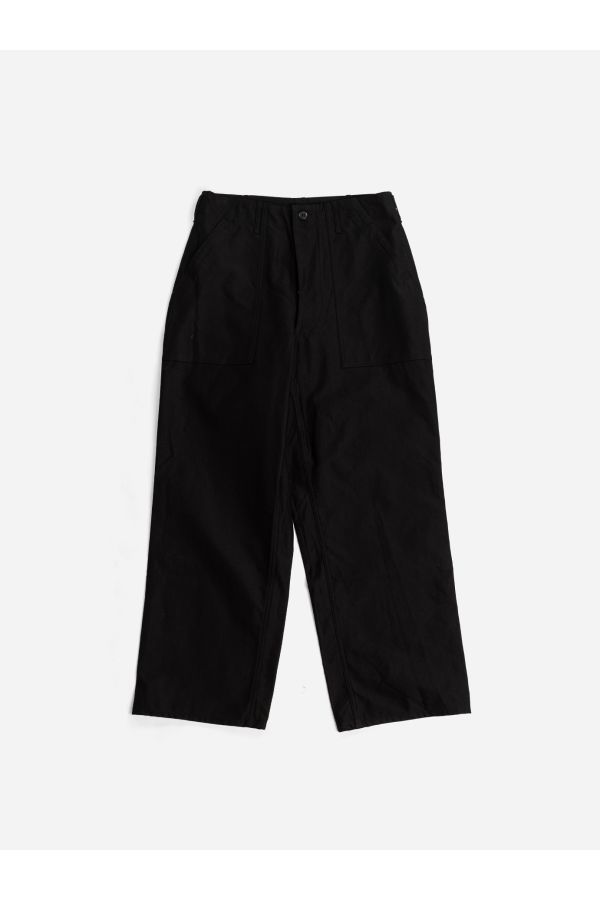 Tuki Cotton trousers in black