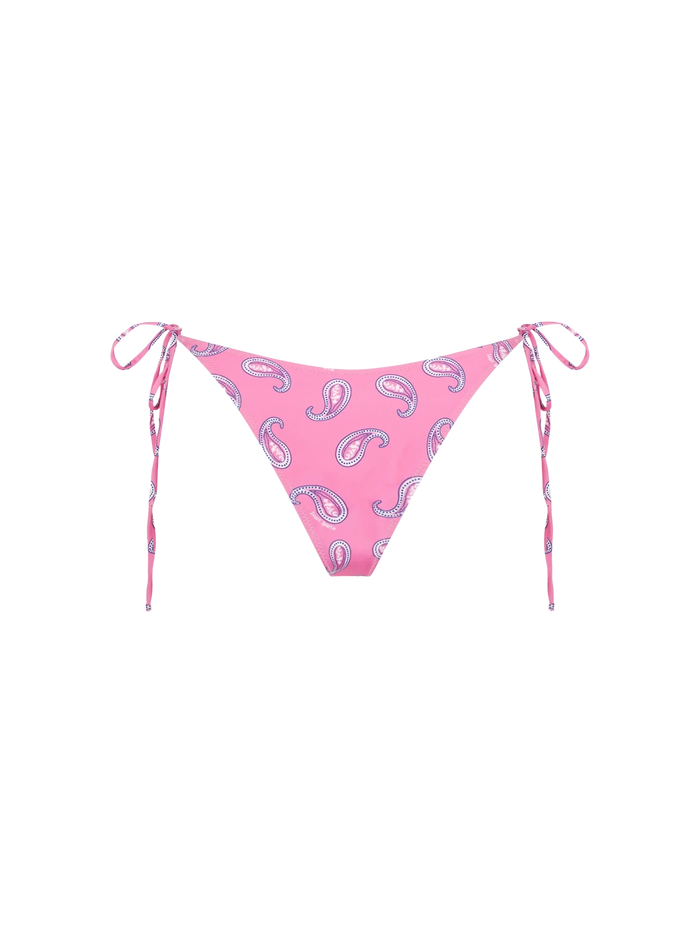 Pink Paisley Marielle Swim Briefs Bottom