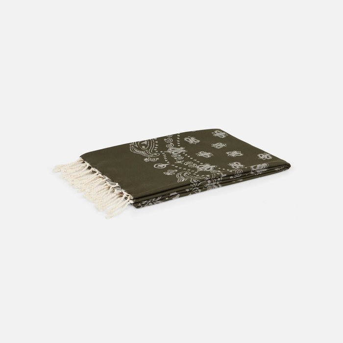 Soft Jacquard Fouta With Wave Trim __single__ Towel