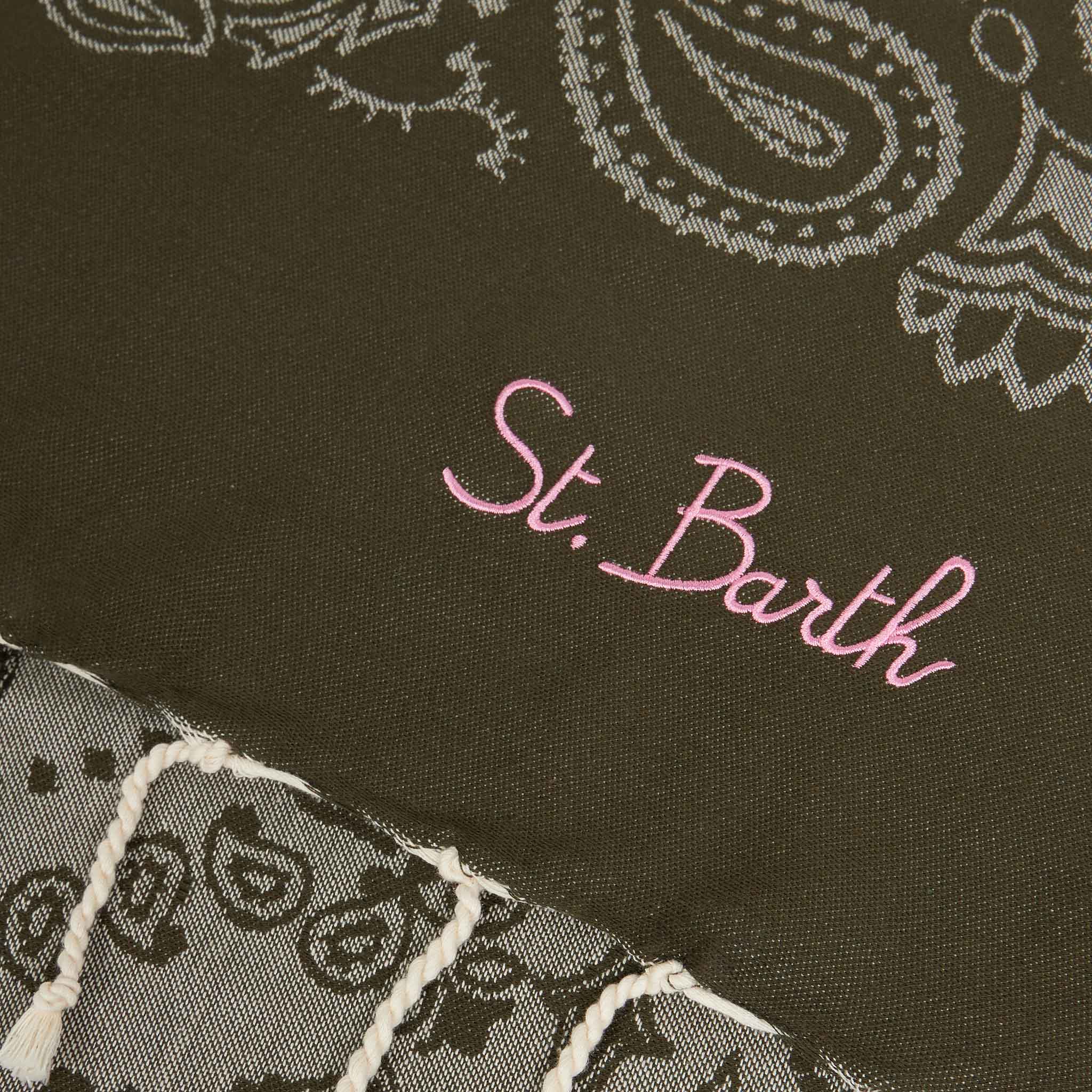Soft Jacquard Fouta With Wave Trim __single__ Towel