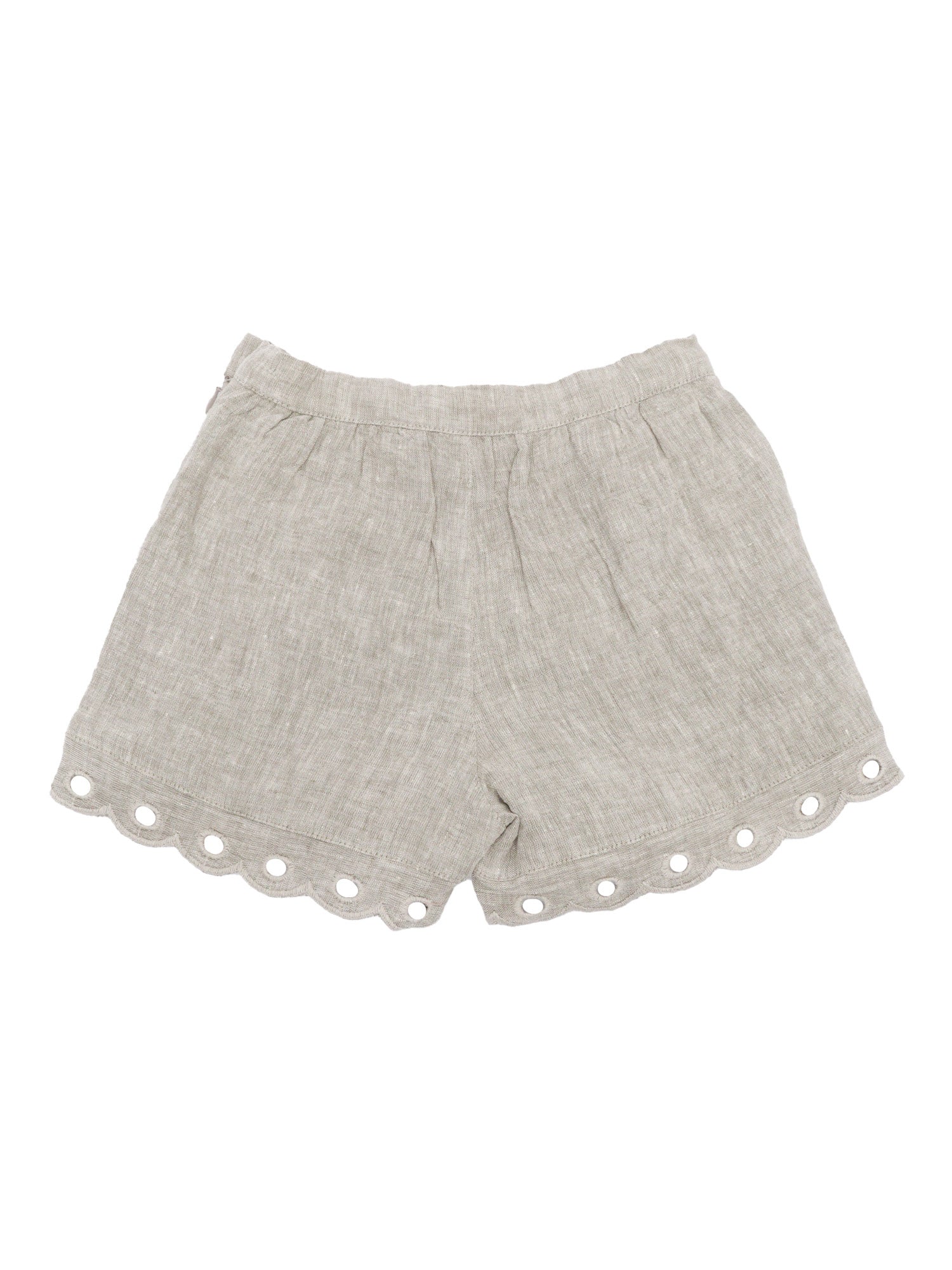 BERMUDA Grey Linen Short