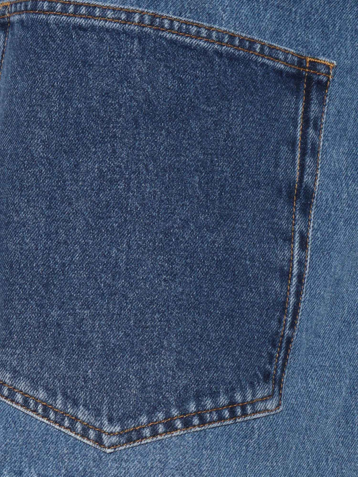 Blue denim skirt Cotton