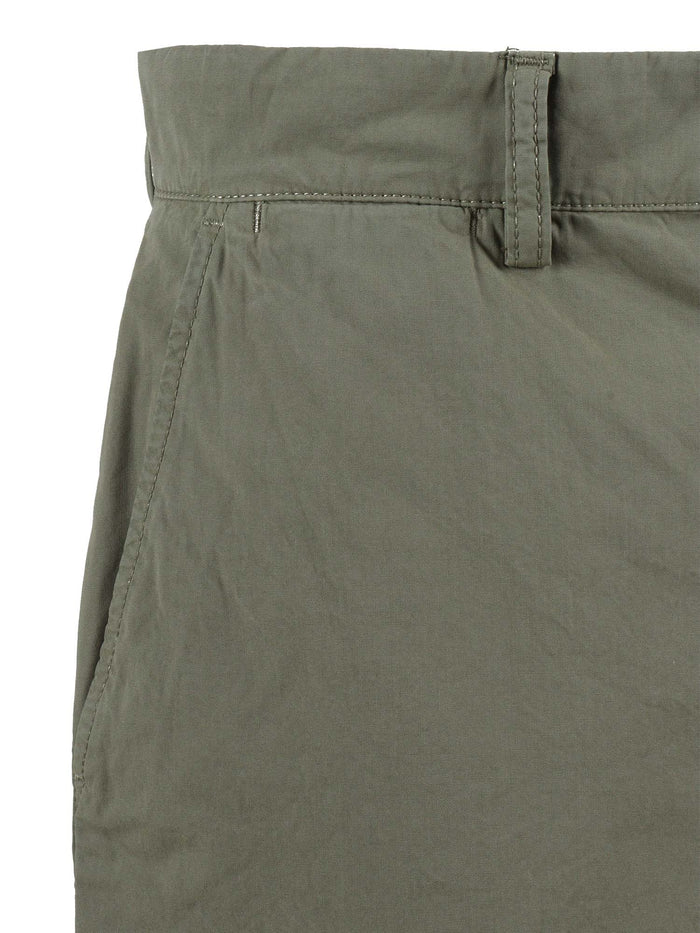 Sasanoa Short Green Cotton Bermuda
