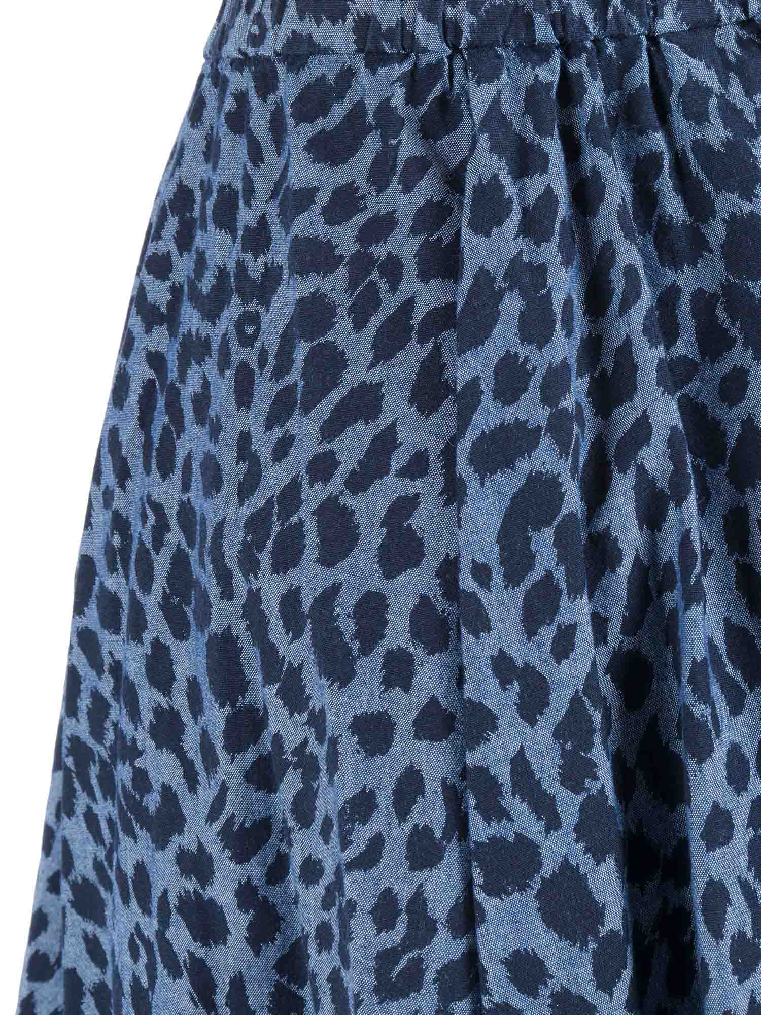 SKIRT Blue Cotton