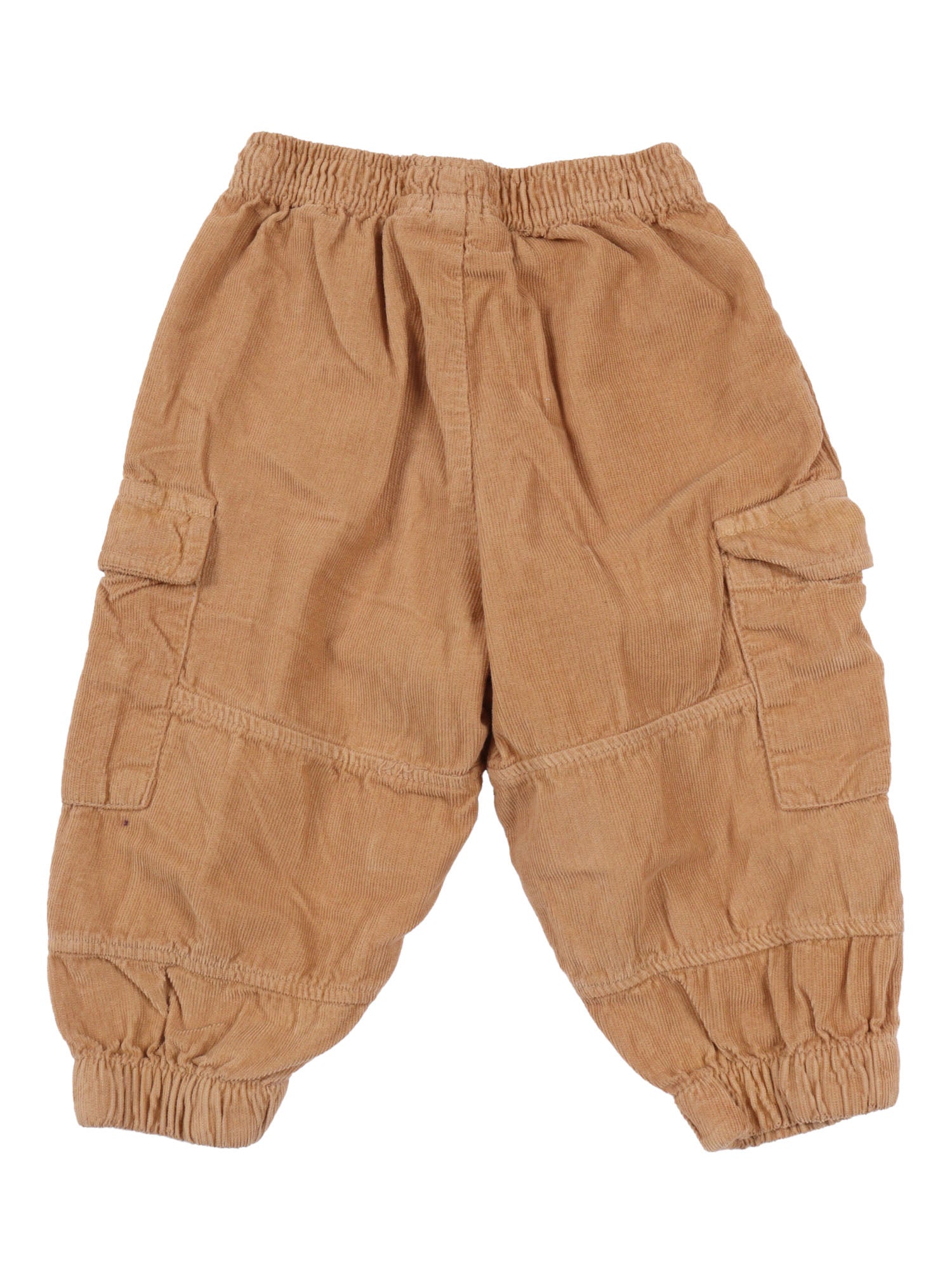Sae Woven Pants Beige Cotton Organic