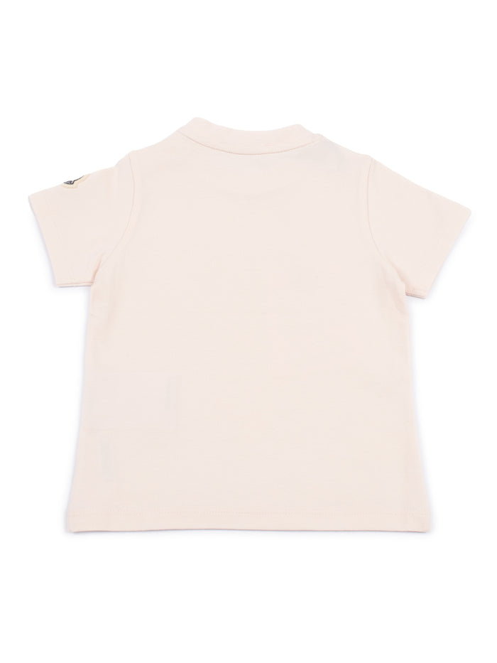 Ss T-Shirt Pink Elastane Cotton Short Sleeves