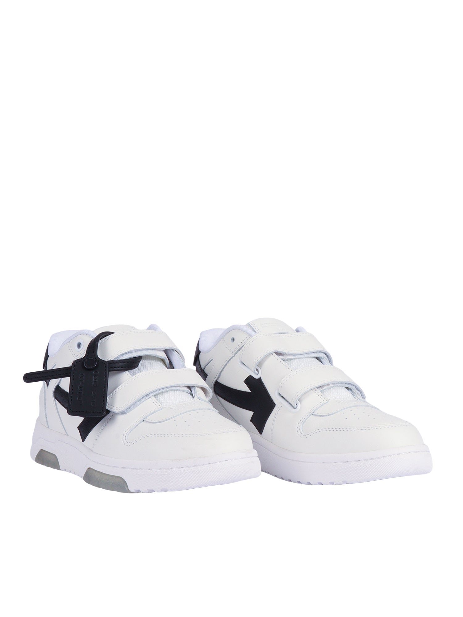 For Jumping White - Black Kid Sneaker