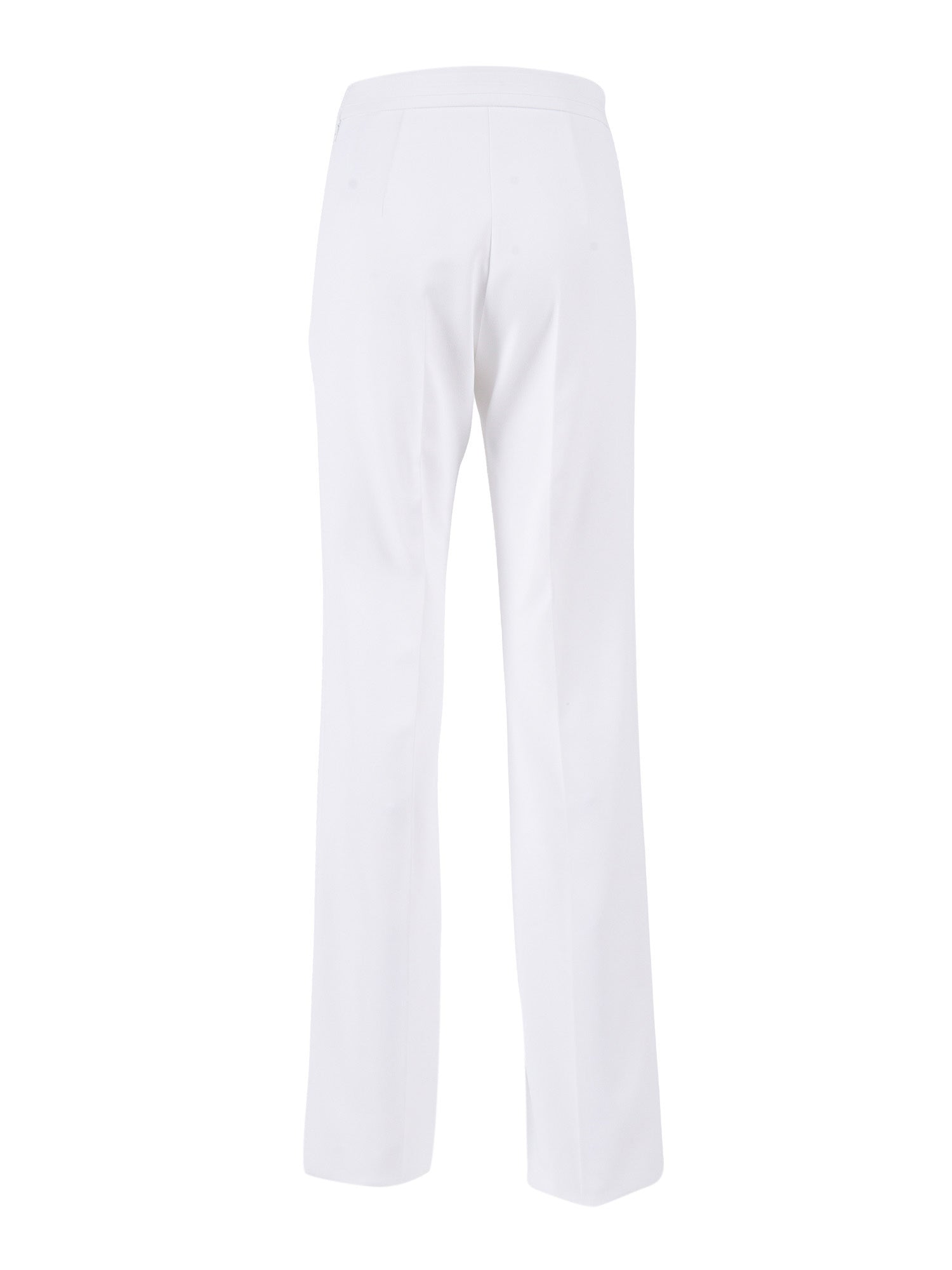TROUSERS White Polyester Elastane Pant