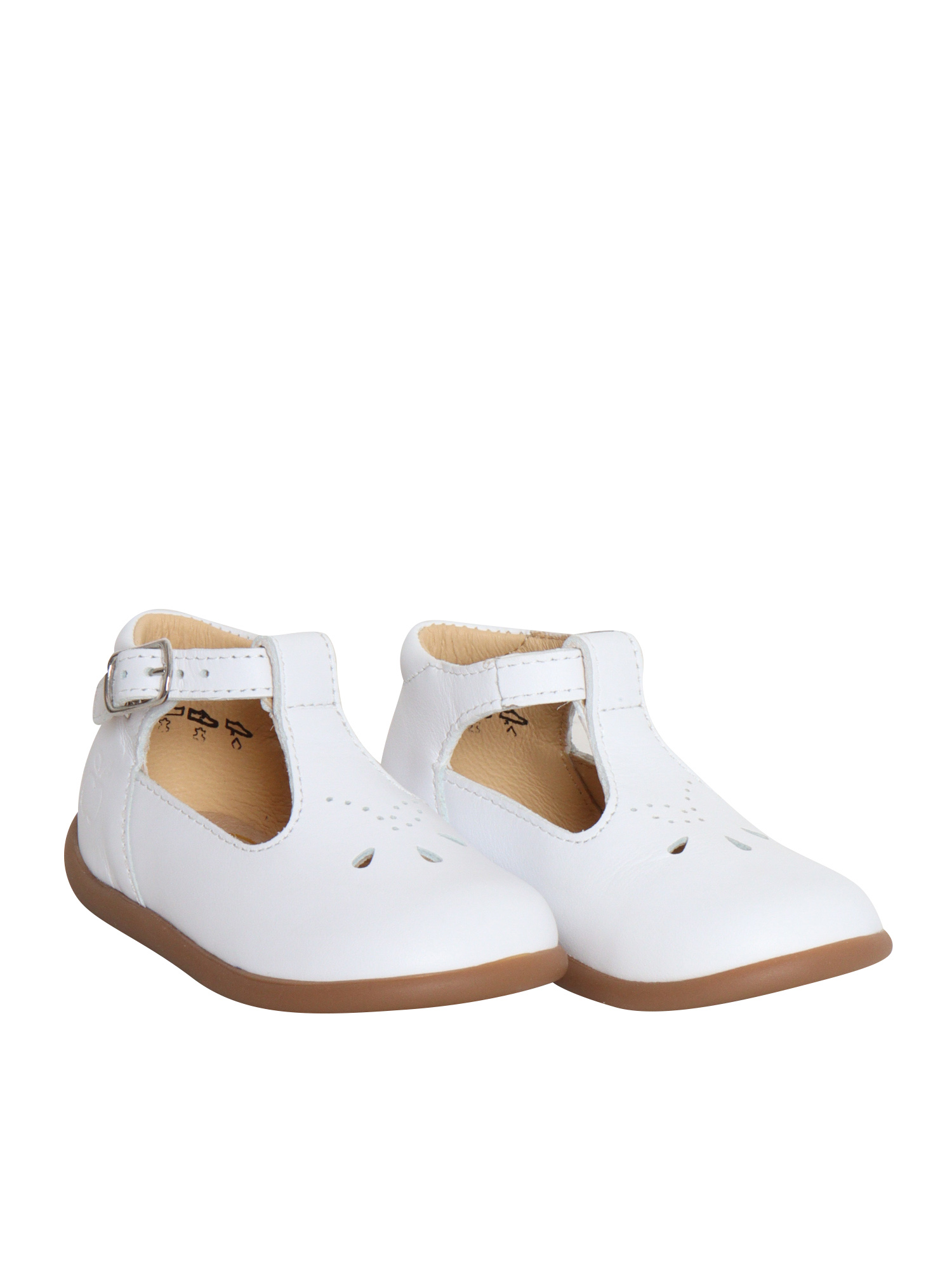 STAND-UP SALOME SHOES White Kid Sneaker
