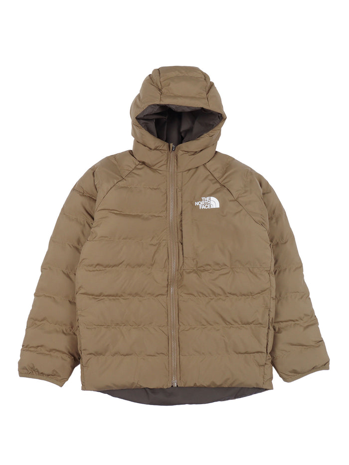 B REVERSIBLE PERRITO HOODED JACKET Cedar-New Taupe Green Brown Polyester