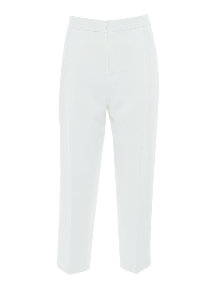 White trousers Polyester Elastane Pant