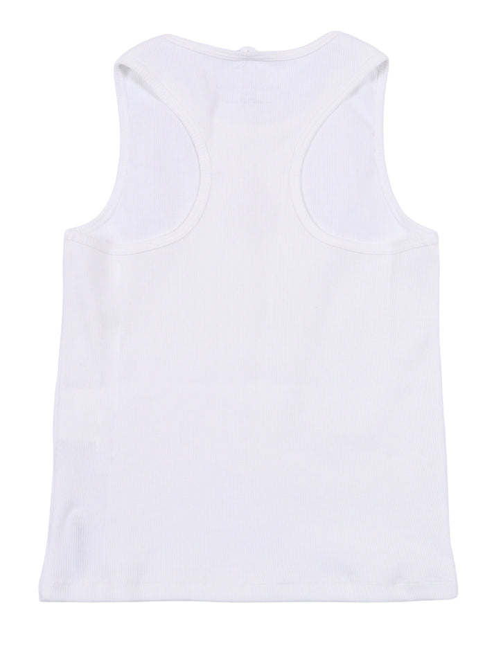 T-SHIRT-TOP White Cotton Short Sleeves T-shirt