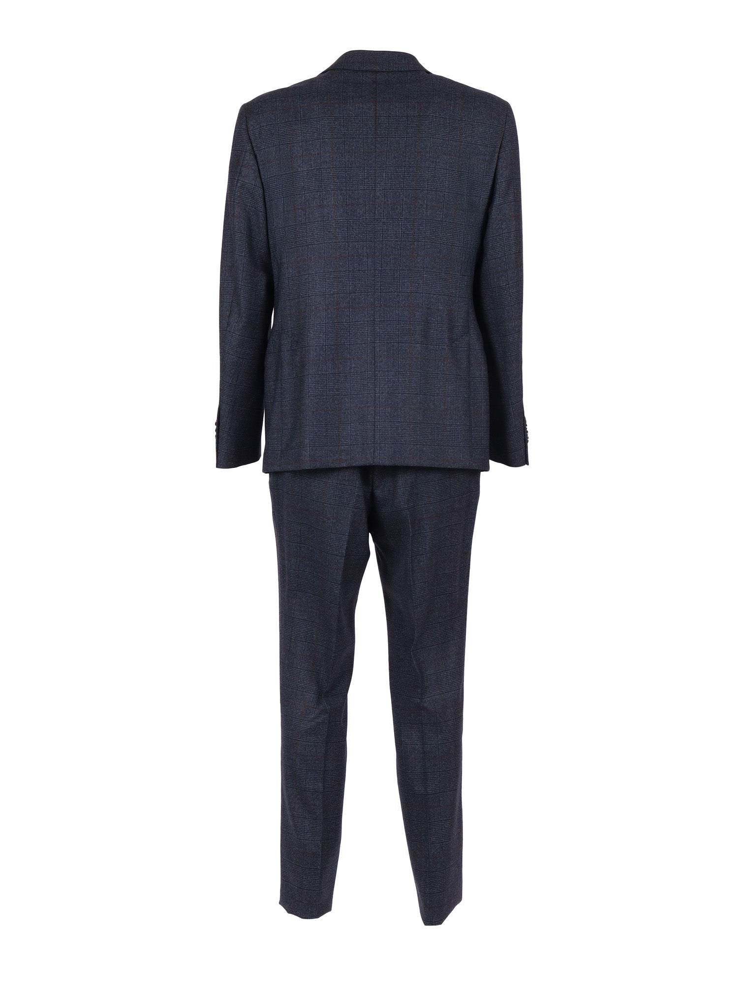 Suit Blue Virgin Wool Single Breasted Dress