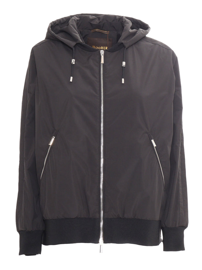 GHENDA-STP JACKET Black Polyester Coat