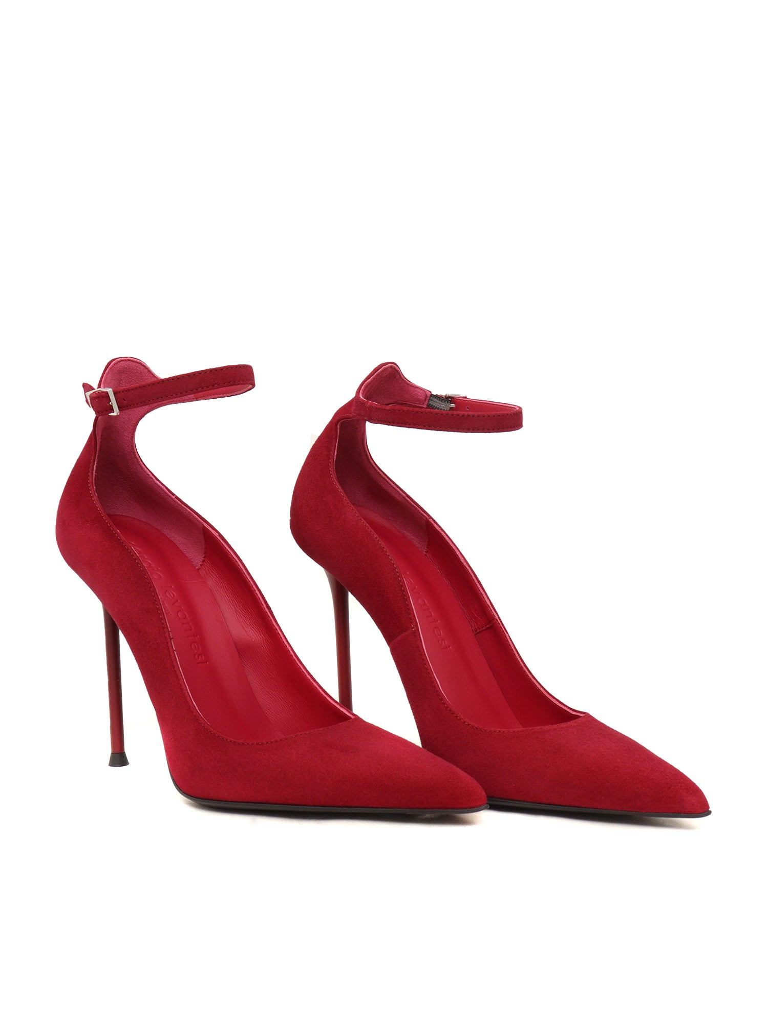 Livia5 Camoscio Burgundy Shoes Red Pump